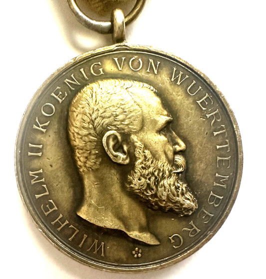 Wurttemberg King Wilhelm II Medal - Derrittmeister Militaria Group