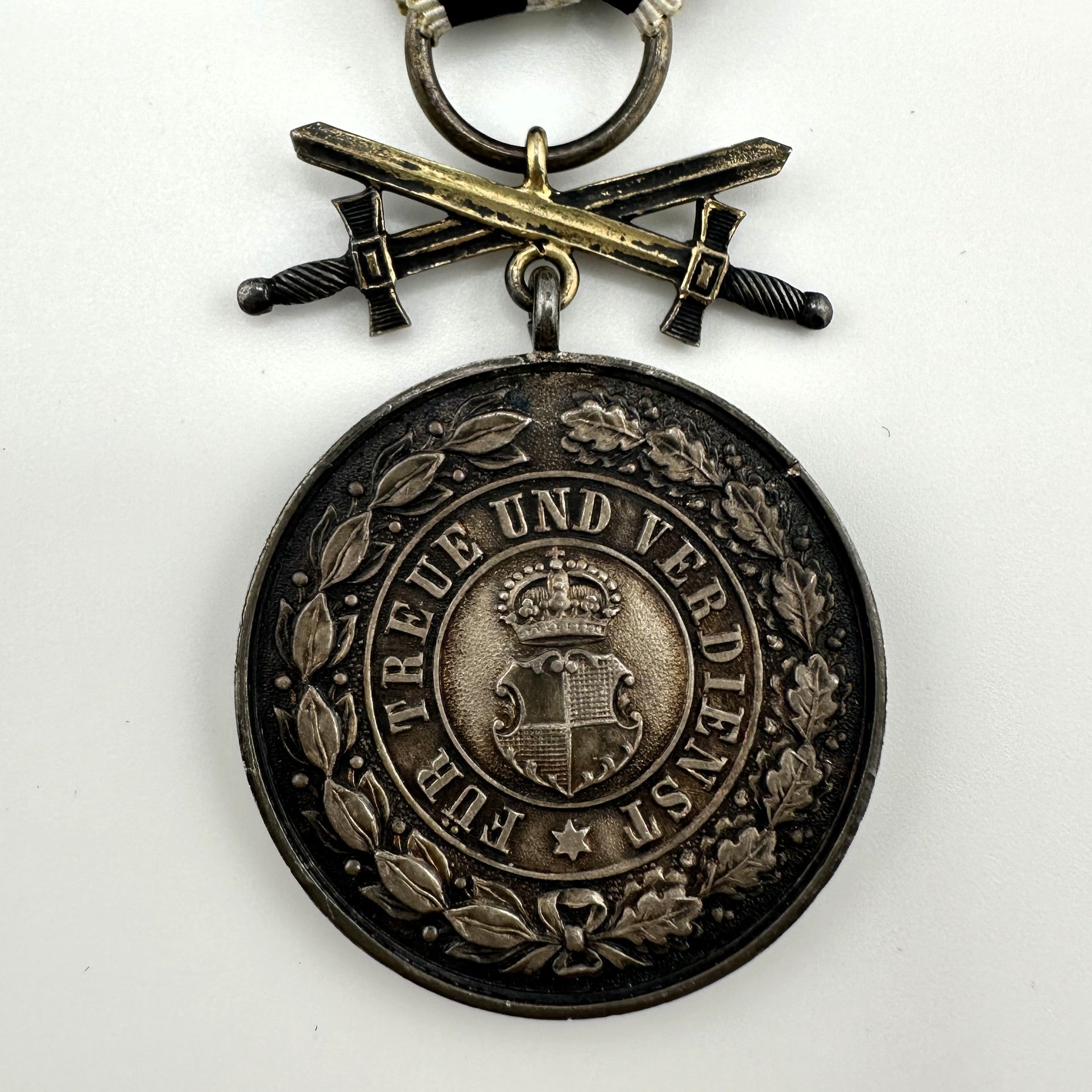 Hohenzollern Medal with swords 1842 - Derrittmeister Militaria Group