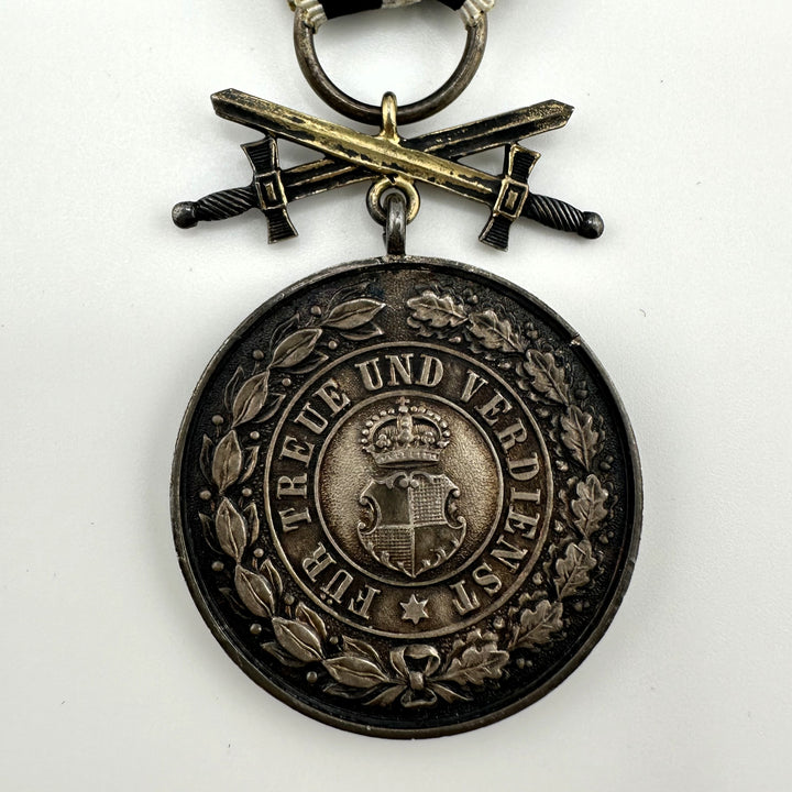 Hohenzollern Medal with swords 1842 - Derrittmeister Militaria Group