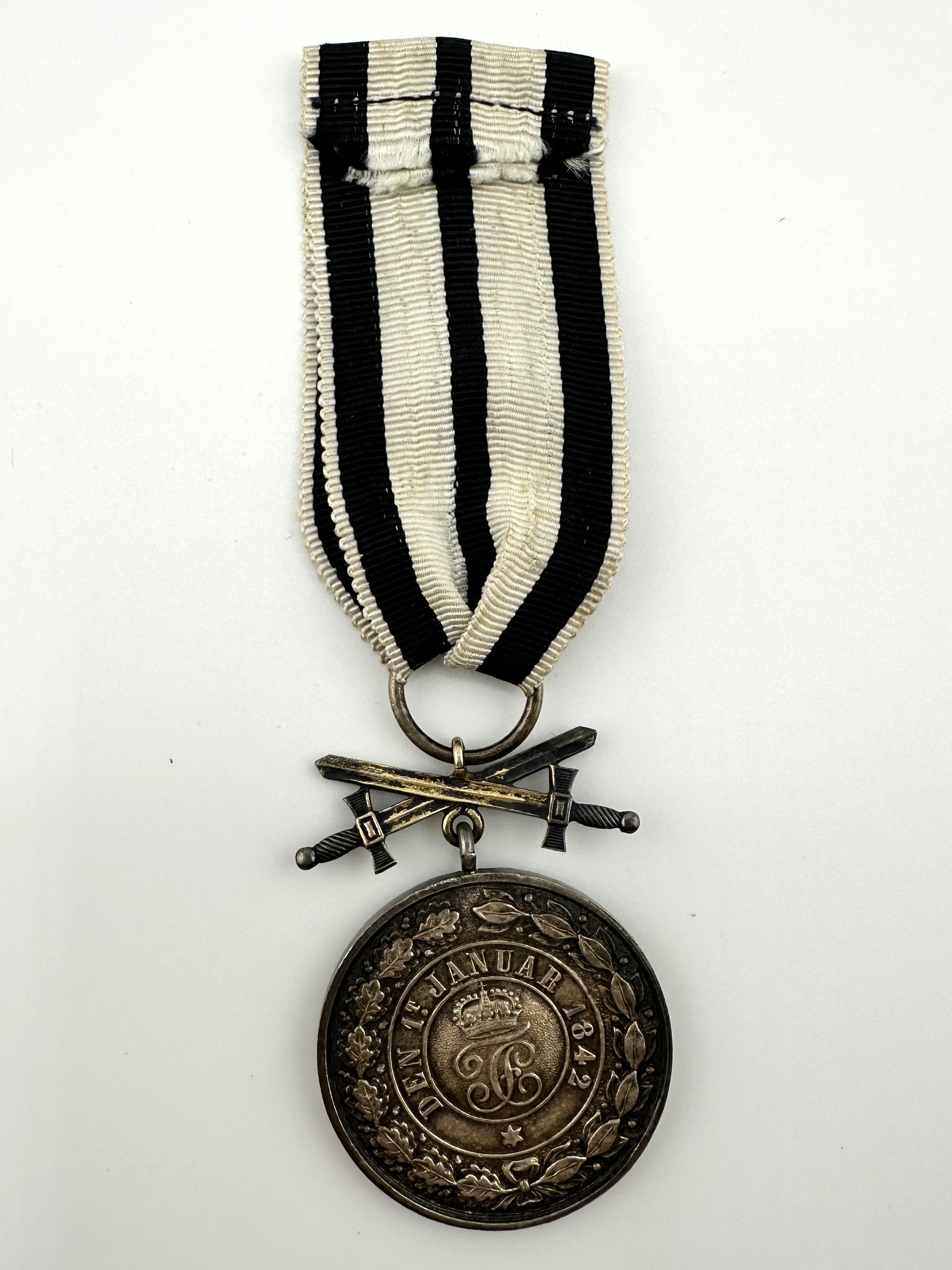 Hohenzollern Medal with swords 1842 - Derrittmeister Militaria Group