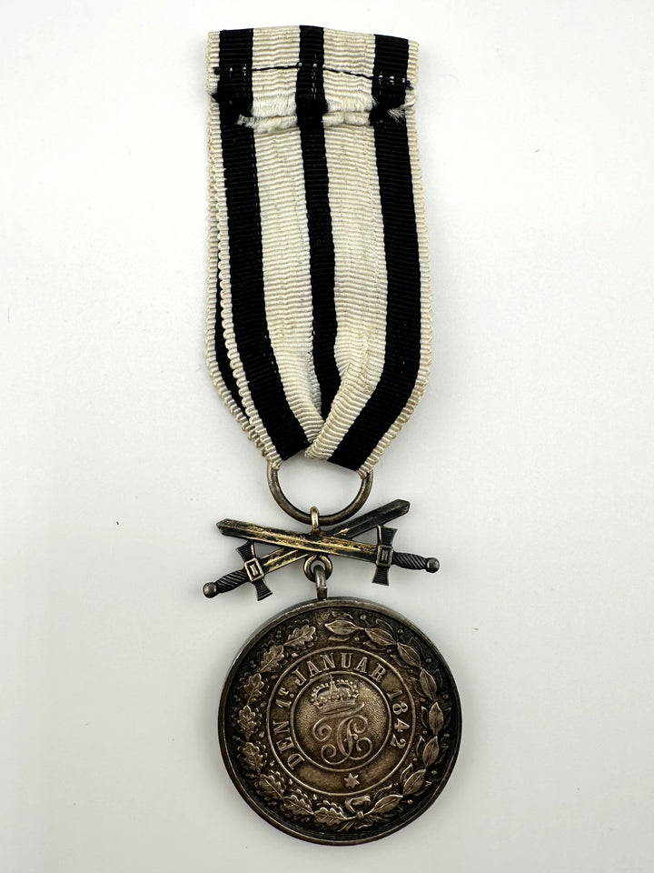 Hohenzollern Medal with swords 1842 - Derrittmeister Militaria Group