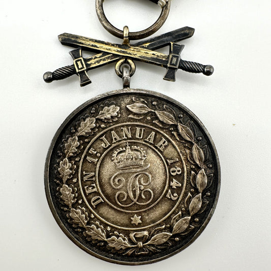 Hohenzollern Medal with swords 1842 - Derrittmeister Militaria Group