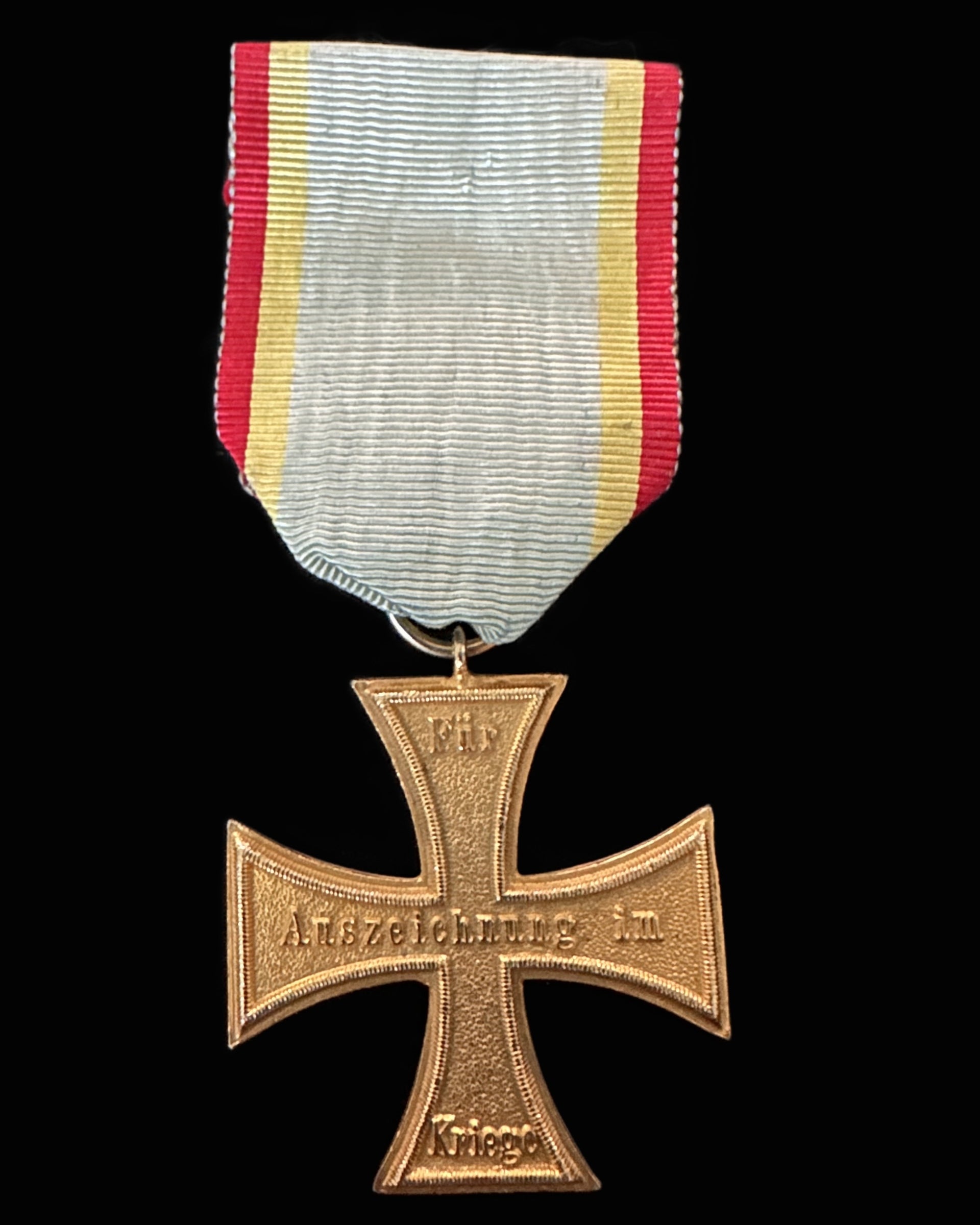 Saxe-Weimar War Merit Cross with Original Ribbon – 1914–1918 Issue