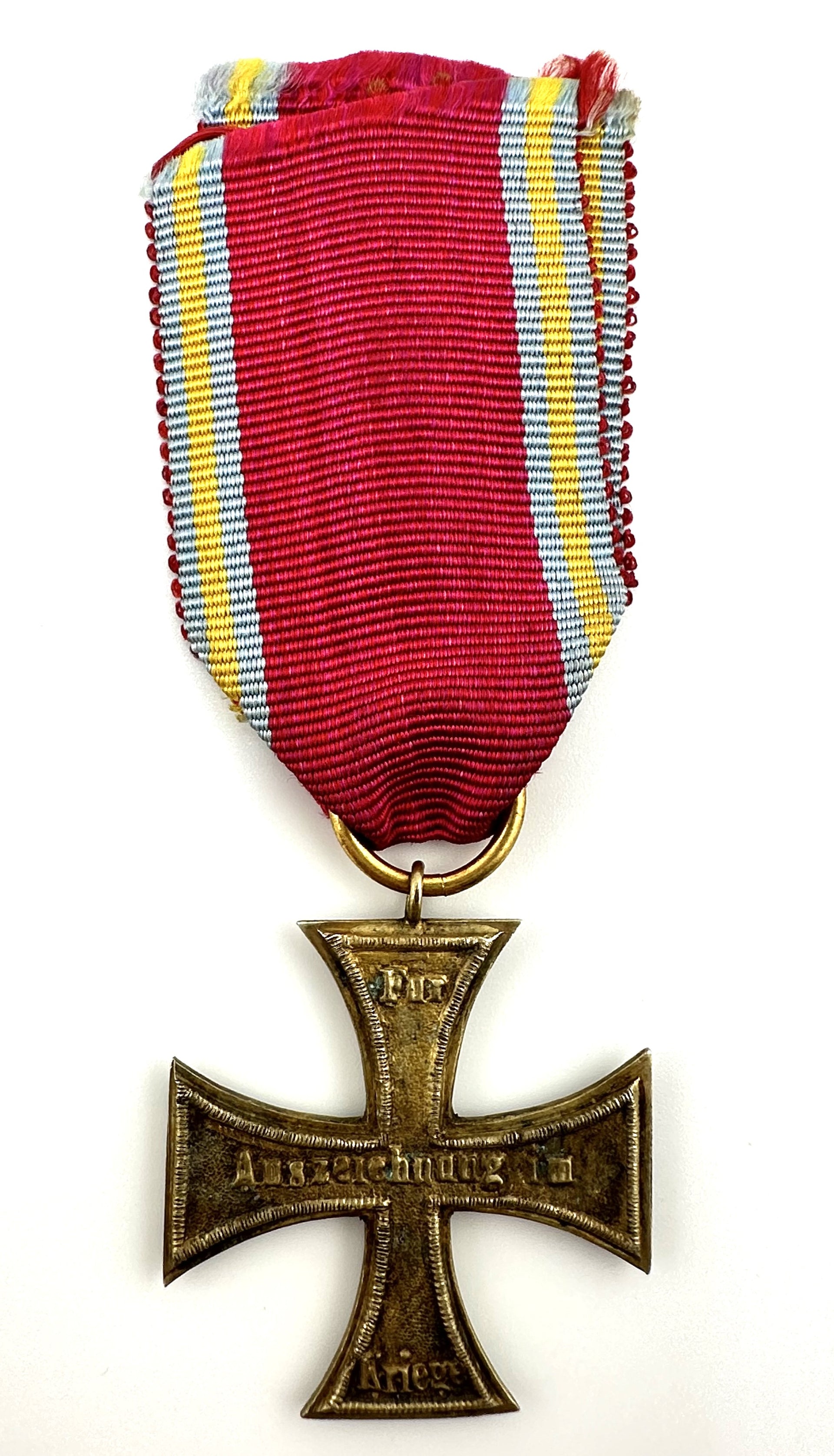 Mecklenburg-Schwerin 1870 Military Service Cross - for non-combatant - prinzengroße - Derrittmeister Militaria Group