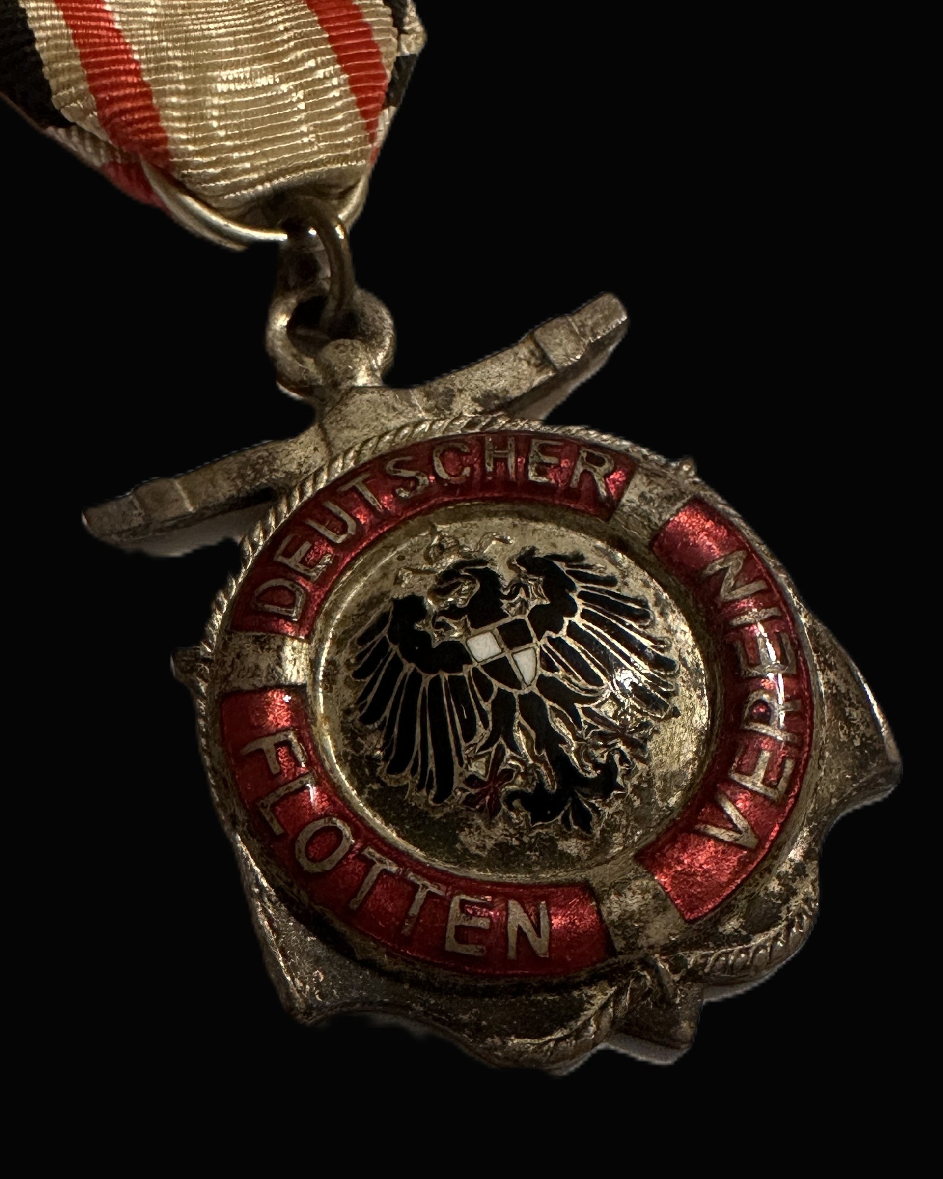 Ehrenwacht Deutscher Flotten-Verein Cased Medal, Imperial Era