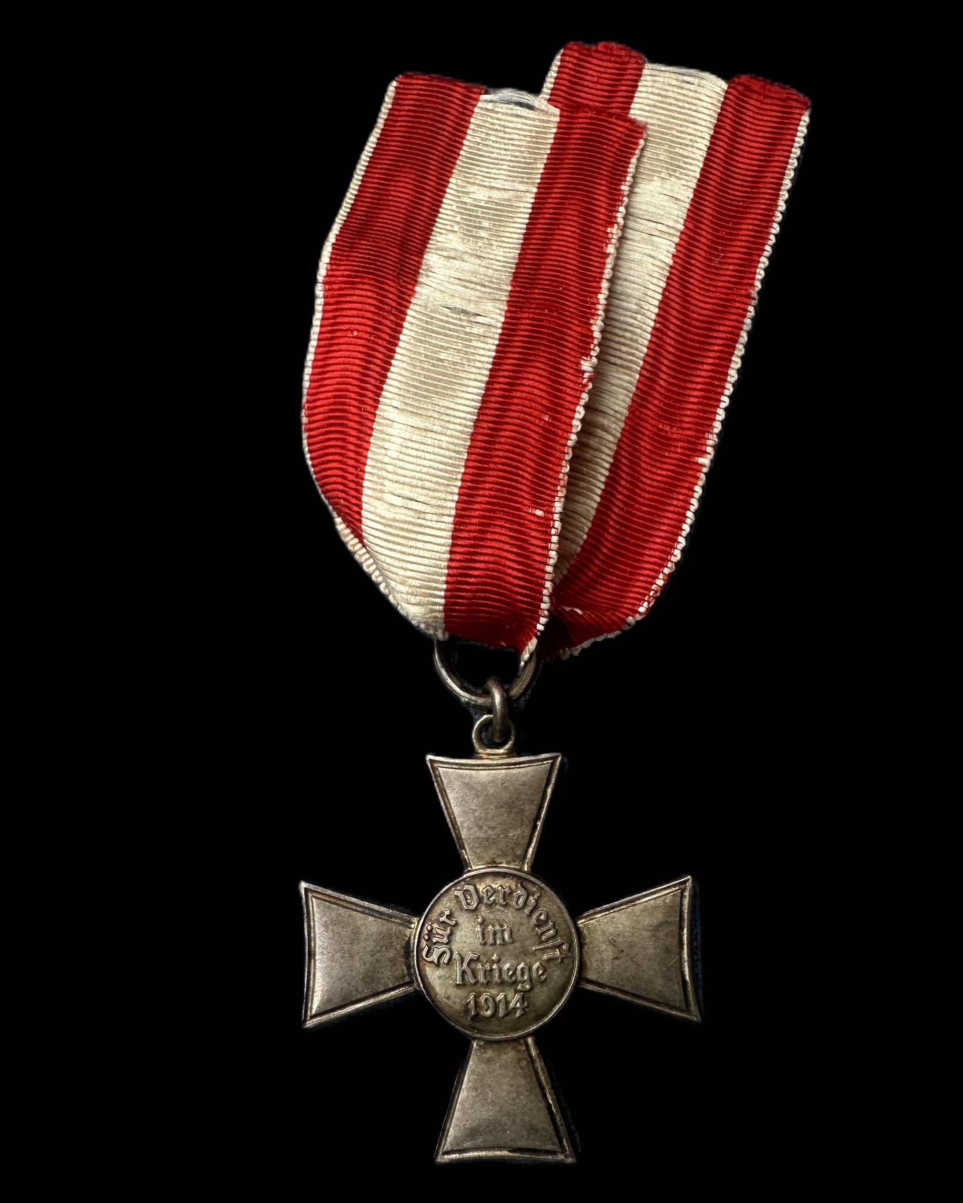 Hamburg Hanseatisches Kreuz WWI Merit Cross 1914 Original w/Ribbon