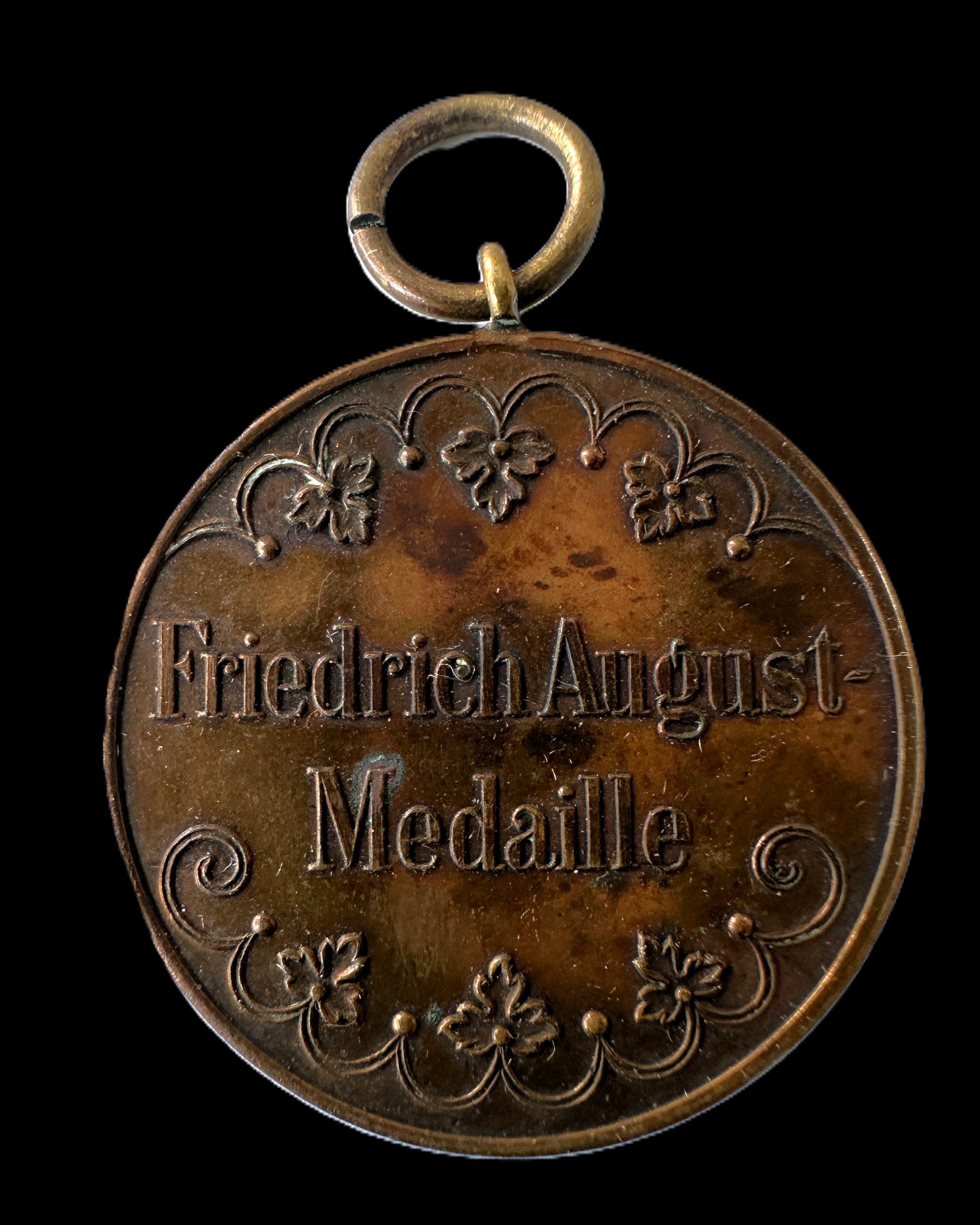 Imperial German Saxony Friedrich August Medaille Bronze Grade WWI