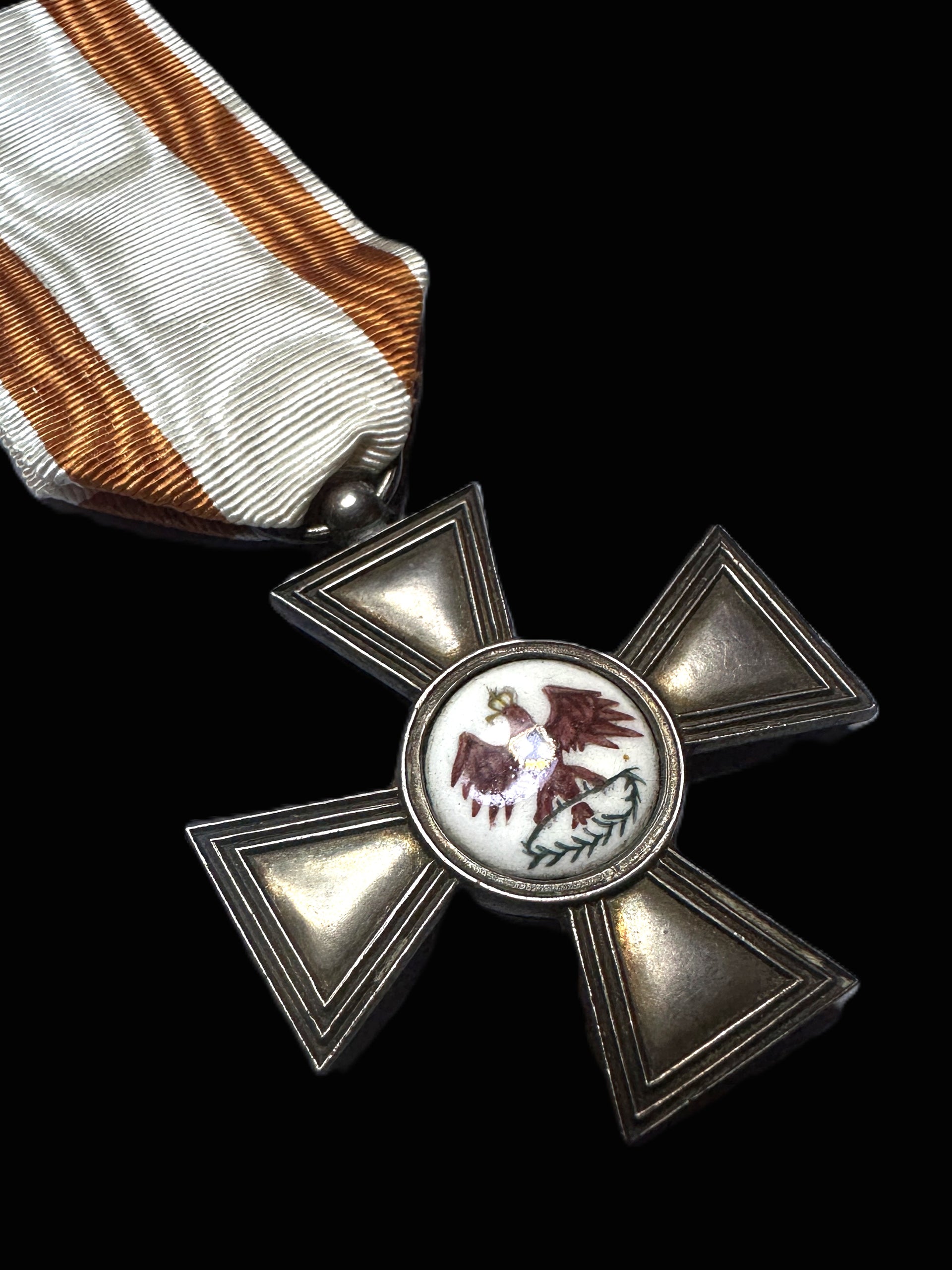 Prussian Order of the Red Eagle 4th Class Cross Ribbon Roter Adler Orden