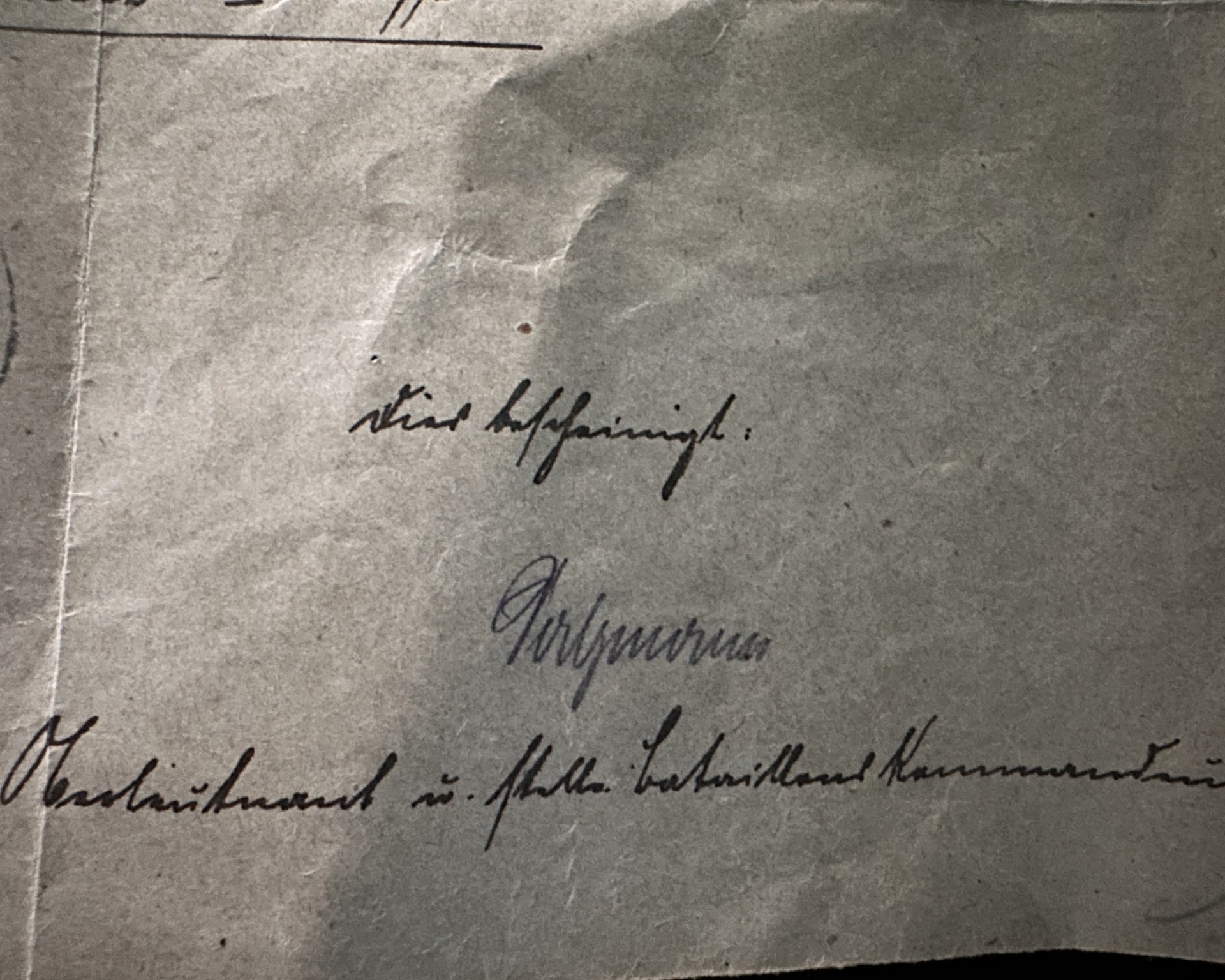 Prussia – Iron Cross 1st Class with Provisional Award Document (1918)