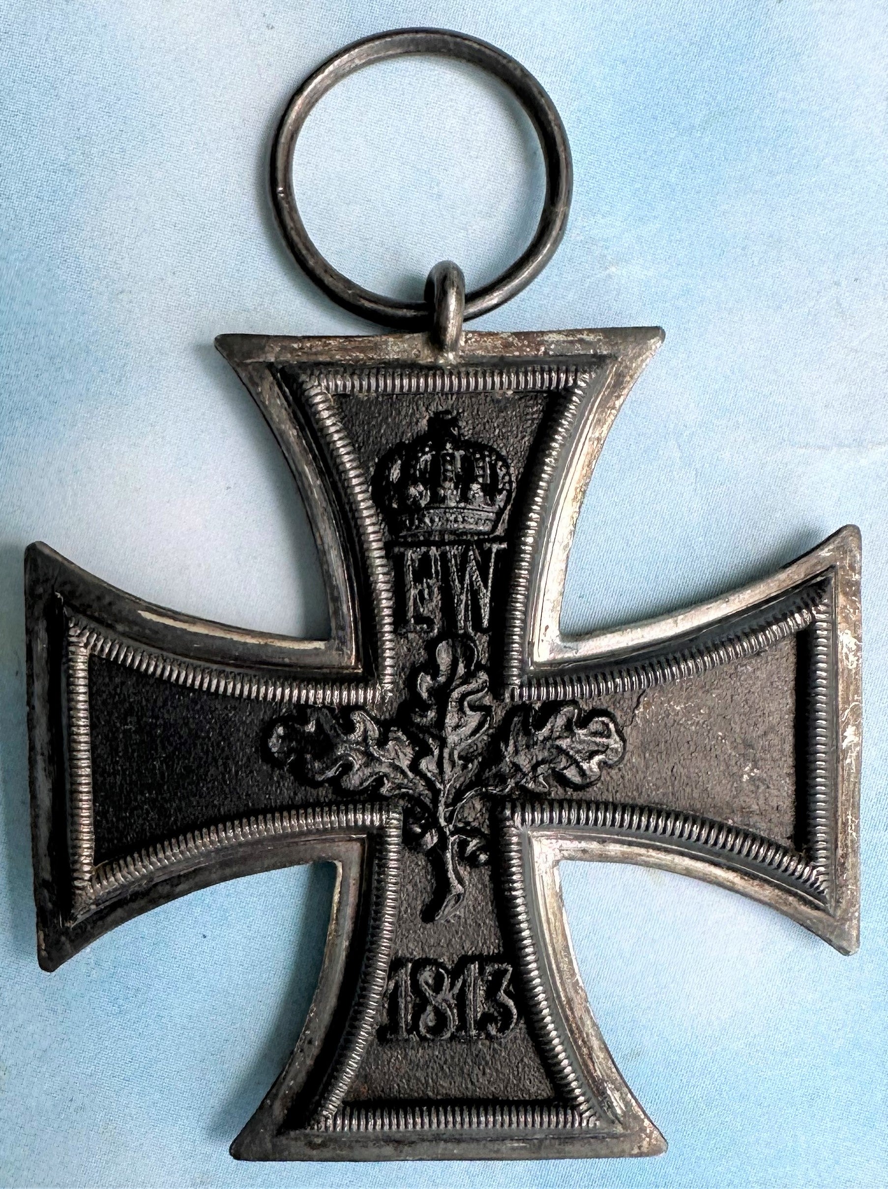 German 1914 Iron Cross 2nd Class with Award Document for Pionier Bataillone - Derrittmeister Militaria Group