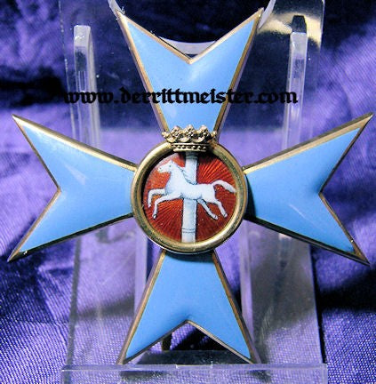 Braunschweig Henry Lion Oder - Officers Cross Pin - Derrittmeister Militaria Group
