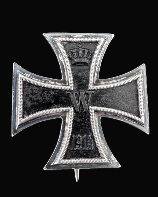 German Iron Cross First Class 1914 with Maker Mark “S.W.”