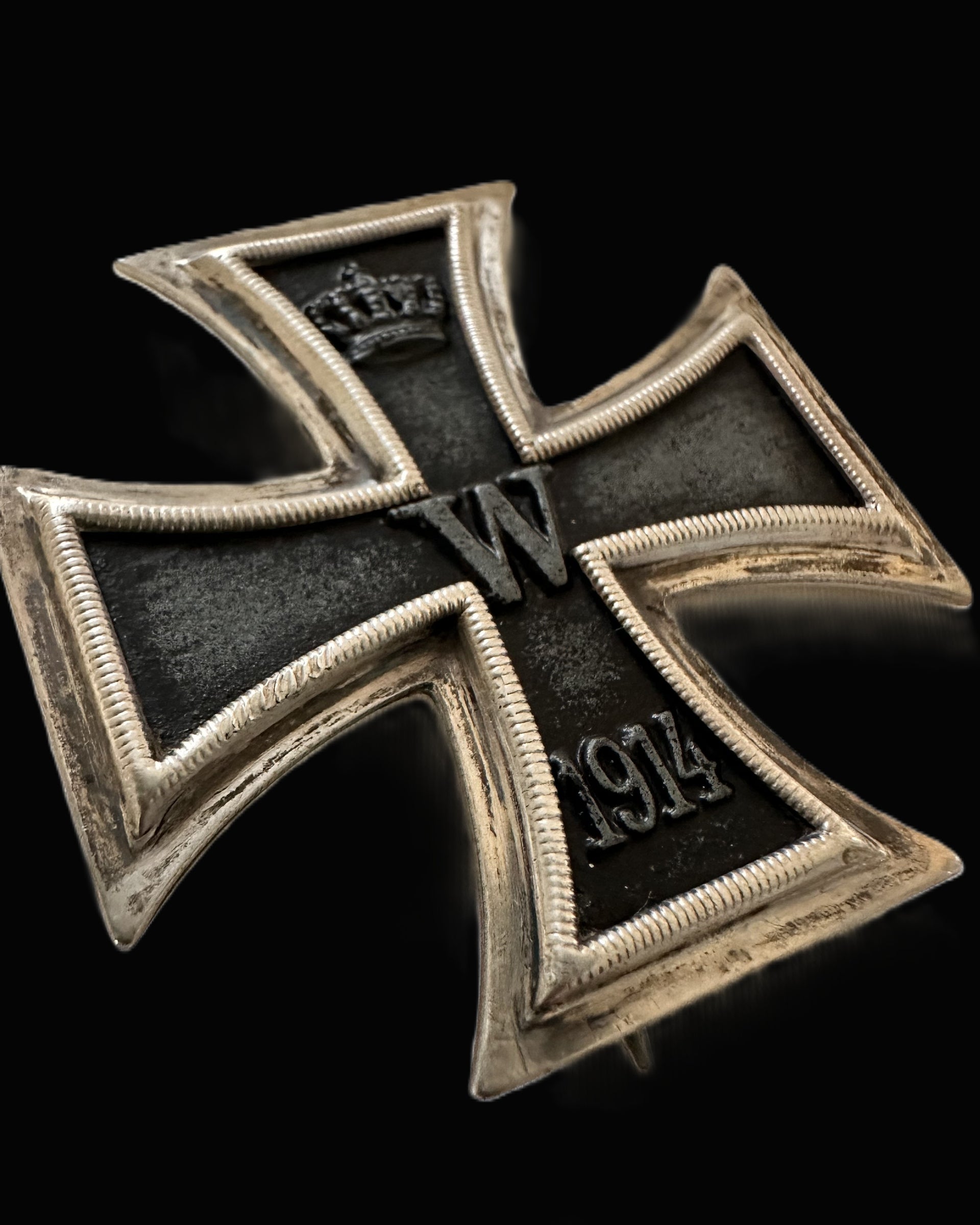 Imperial German Iron Cross 1st Class 1914, Cased, S.W. Marked