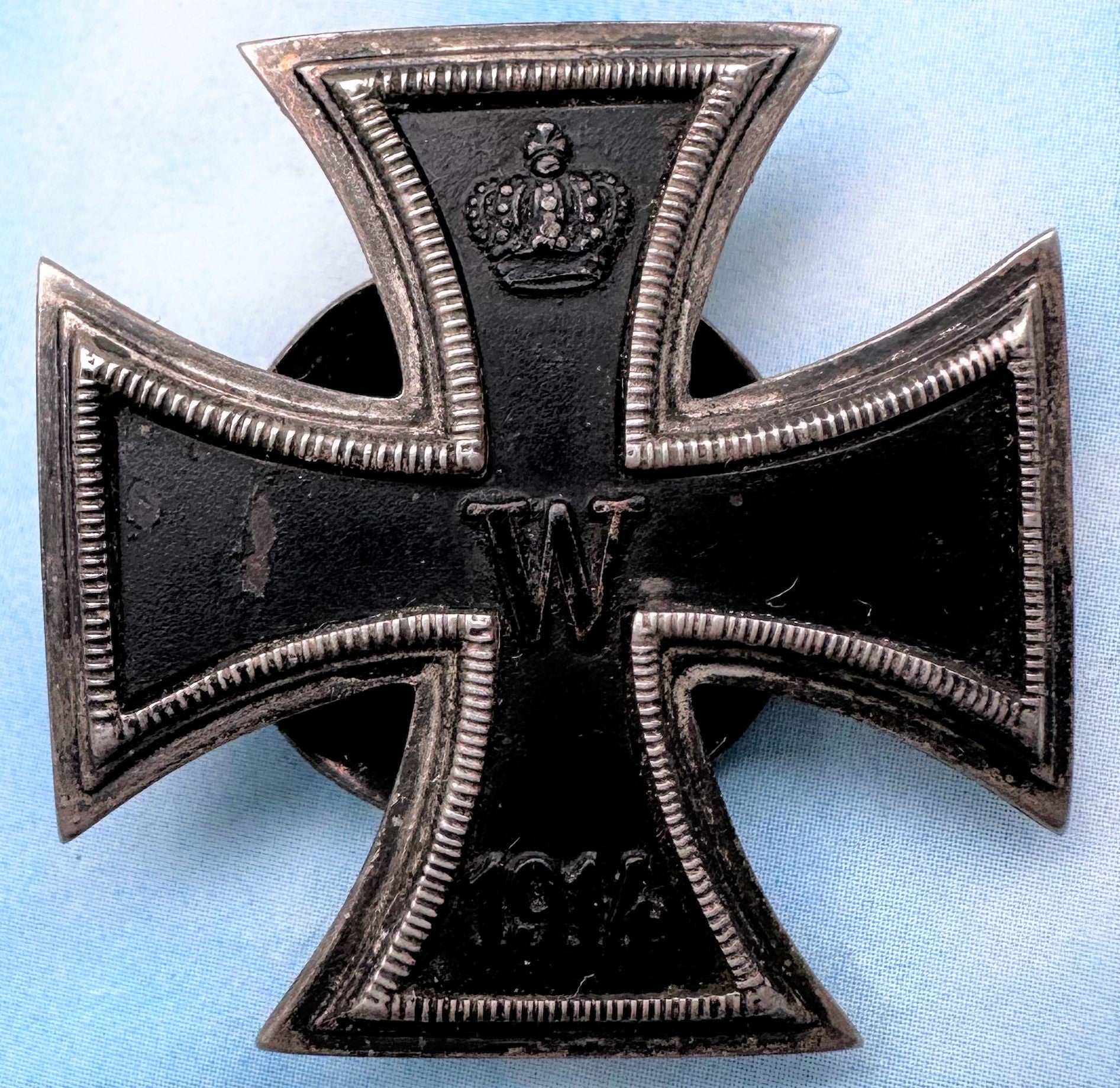 Germany 1914 Iron Cross 1st Class Prinzengroße Low Vaulted - Two Piece Screwback GODET - Derrittmeister Militaria Group