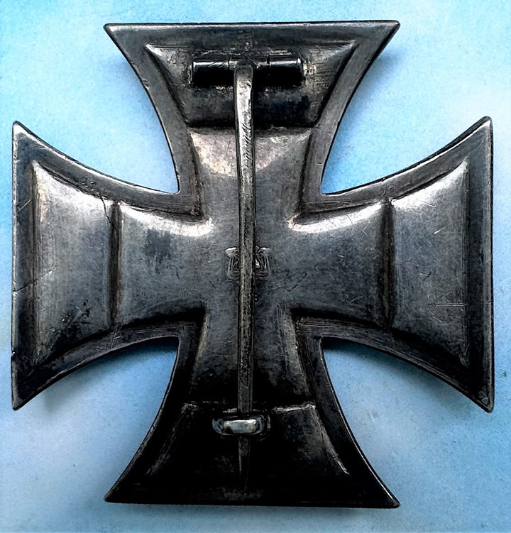 German 1914 Iron Cross 1st Class Pillow Back in Presentation Case - Derrittmeister Militaria Group