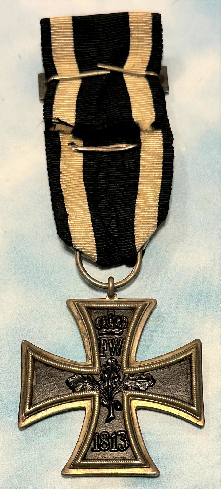German Iron Cross 1813 2nd Class with 25 year Oak Leaves and spange - Derrittmeister Militaria Group
