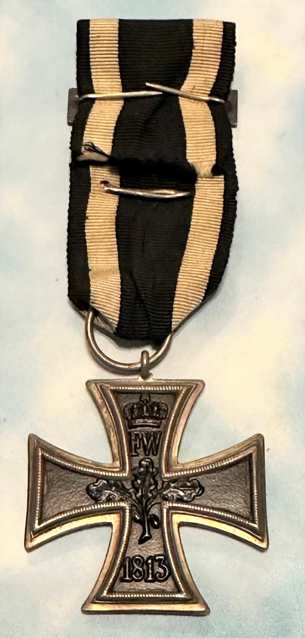 German Iron Cross 1813 2nd Class with 25 year Oak Leaves and spange - Derrittmeister Militaria Group