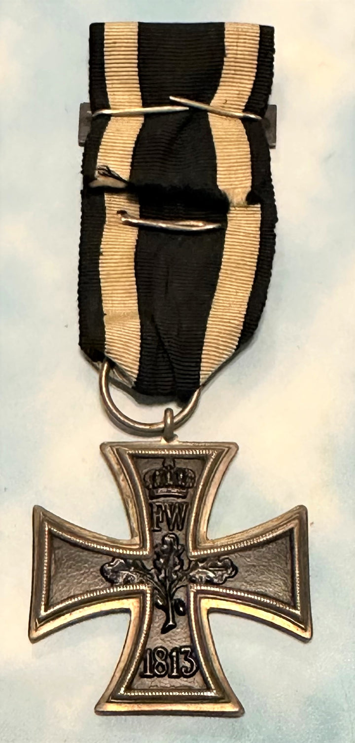 German Iron Cross 1813 2nd Class with 25 year Oak Leaves and spange - Derrittmeister Militaria Group