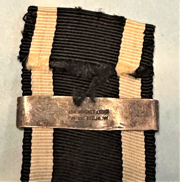German 1870 Iron Cross 2nd class with 25 year oak leaves and 1914 Iron Cross 2nd class combination - Derrittmeister Militaria Group