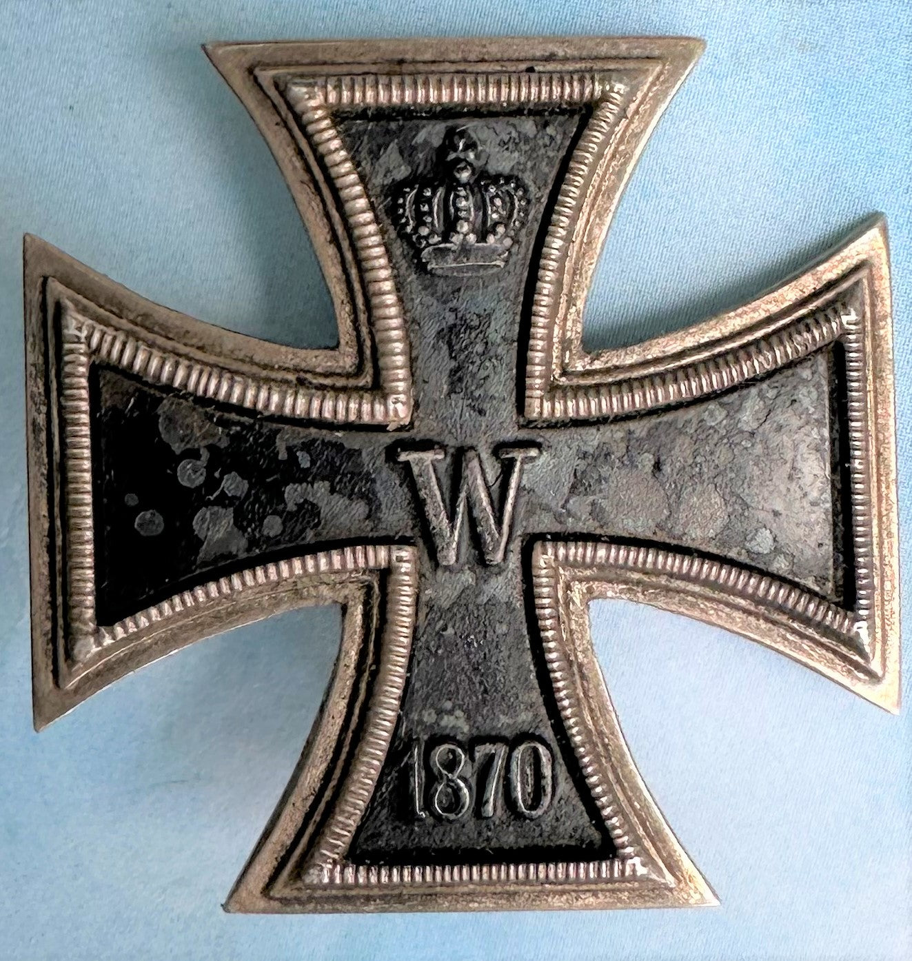 German Prinzengroße 1870 Iron Cross 1st Class hallmarked J. Wagner & Sohn - Derrittmeister Militaria Group