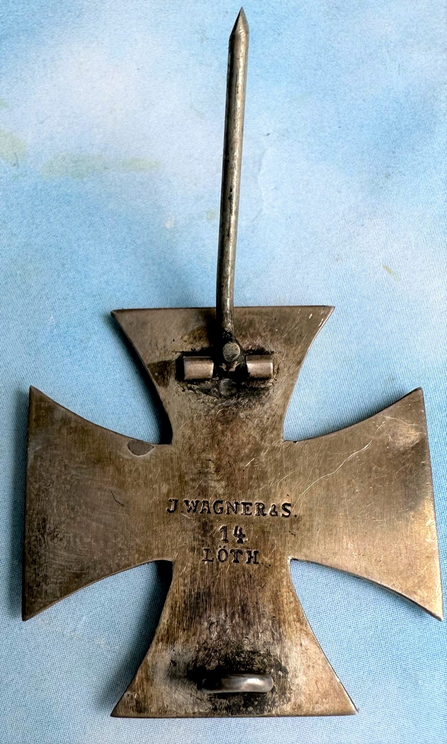 German Prinzengroße 1870 Iron Cross 1st Class hallmarked J. Wagner & Sohn - Derrittmeister Militaria Group