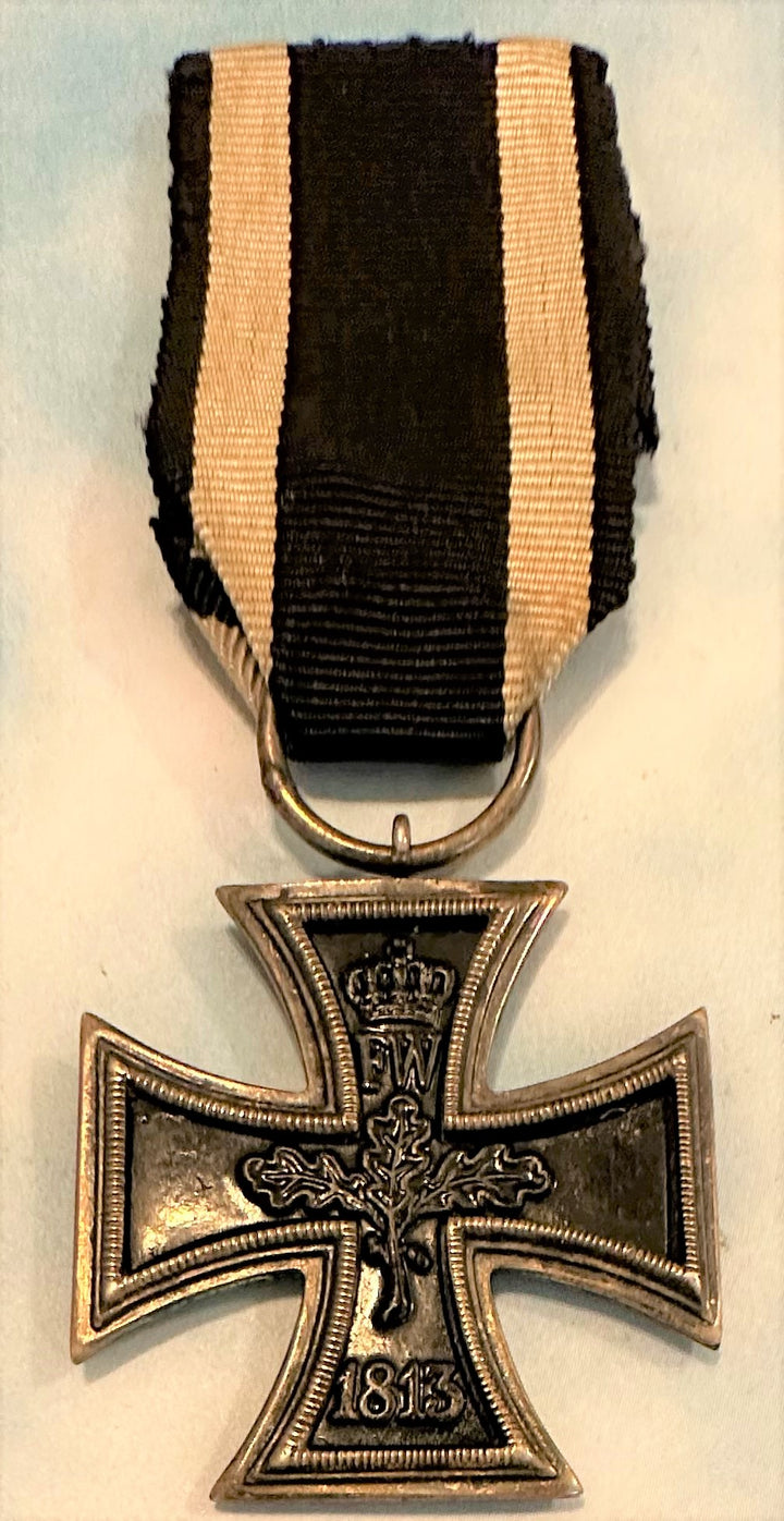 German 1870 Iron Cross 2nd Class Prinzengroße with 25 year oak leaves - Derrittmeister Militaria Group