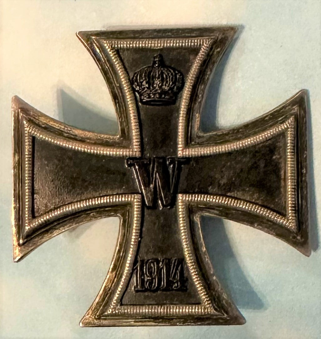 German Iron Cross 1914 1st Class in Original Presentation Case - Derrittmeister Militaria Group