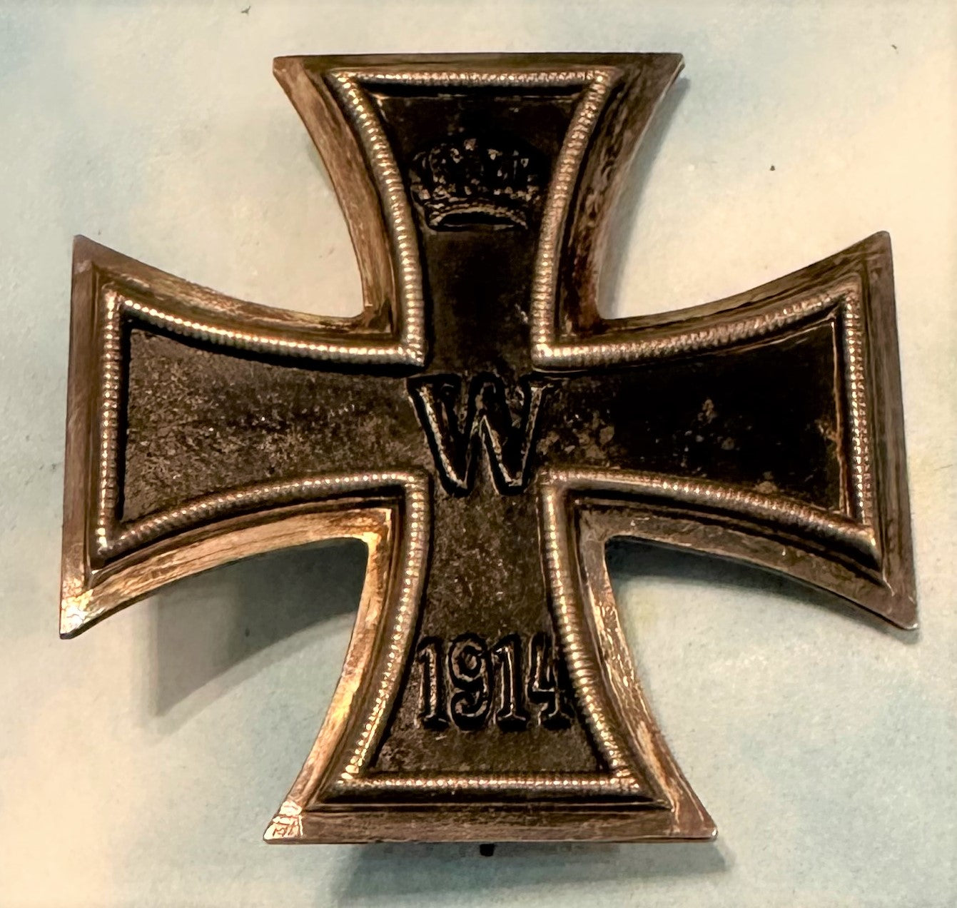 German Iron Cross 1914 1st Class in Original Presentation Case .800 Sliver - Derrittmeister Militaria Group