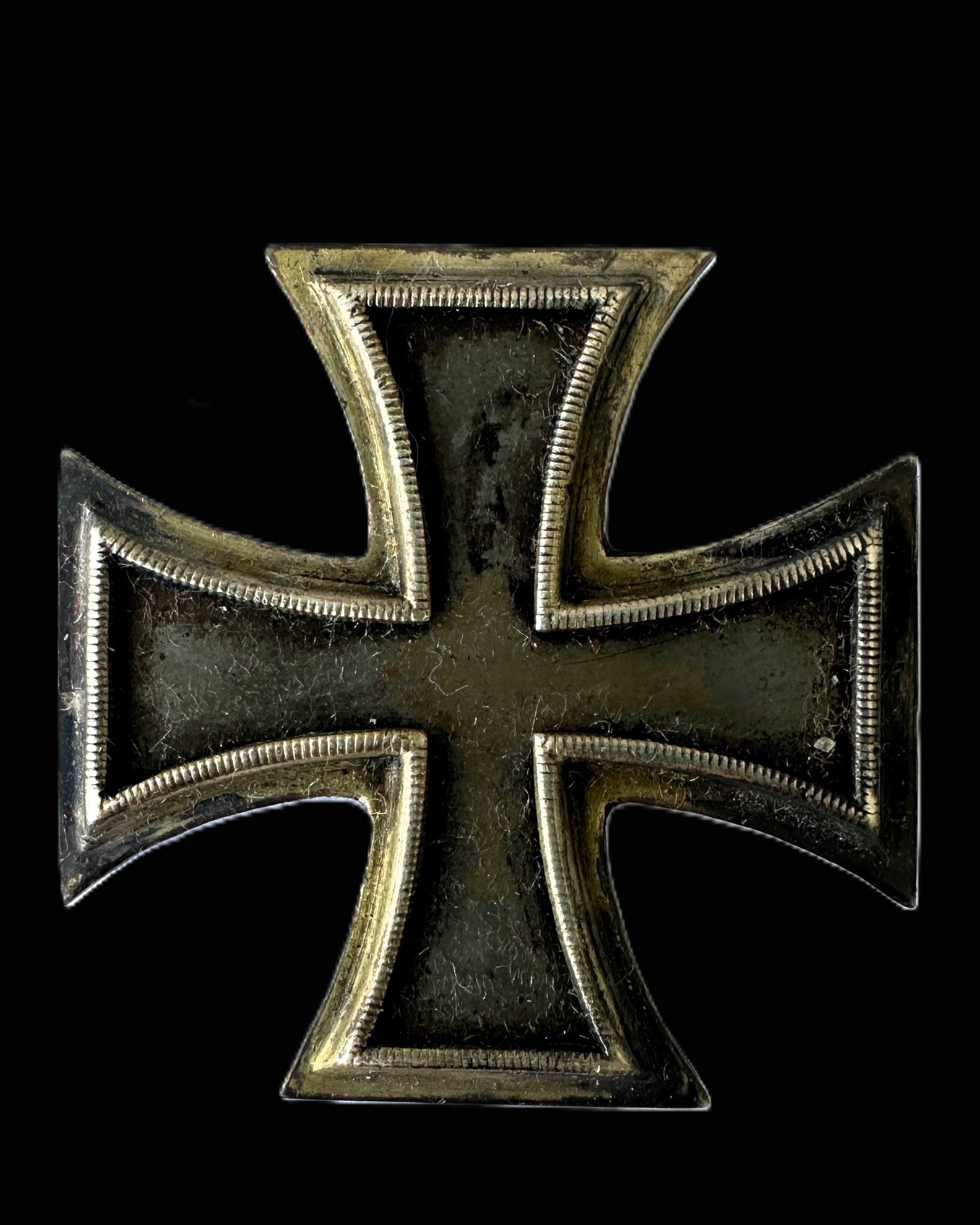 Imperial German WWI Iron Cross 1st Class EK1 Sew-In Type Original