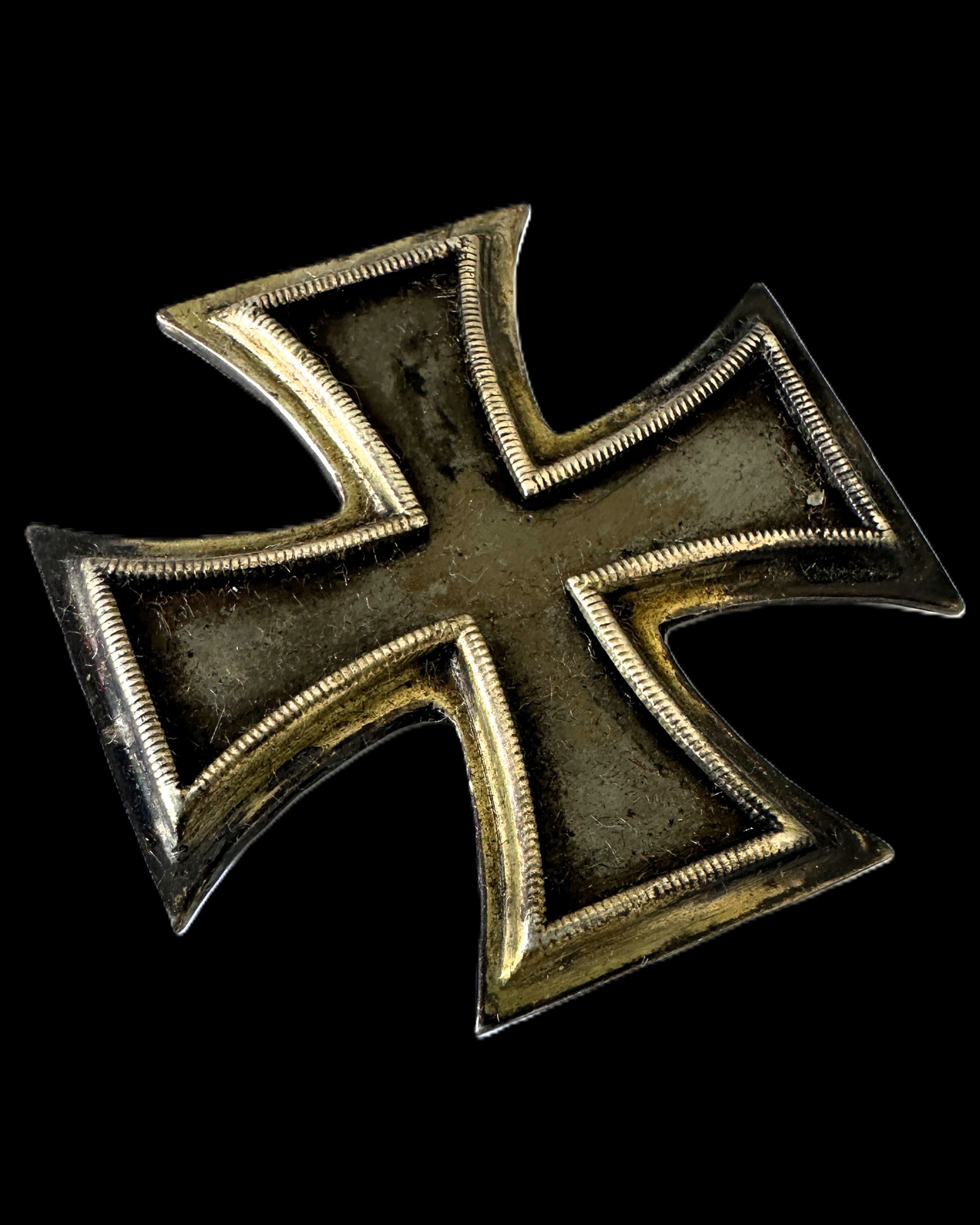Imperial German WWI Iron Cross 1st Class EK1 Sew-In Type Original