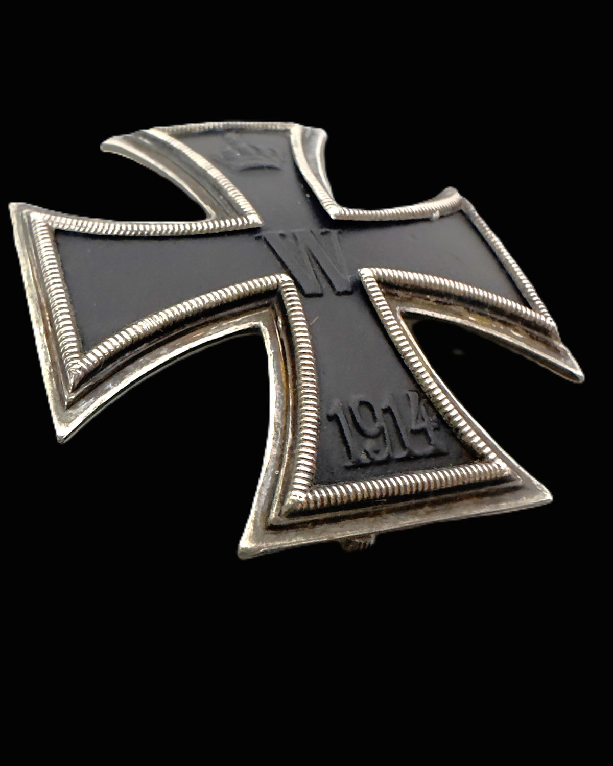 Prussian Iron Cross 1st Class 1914 800 Silver Pinback