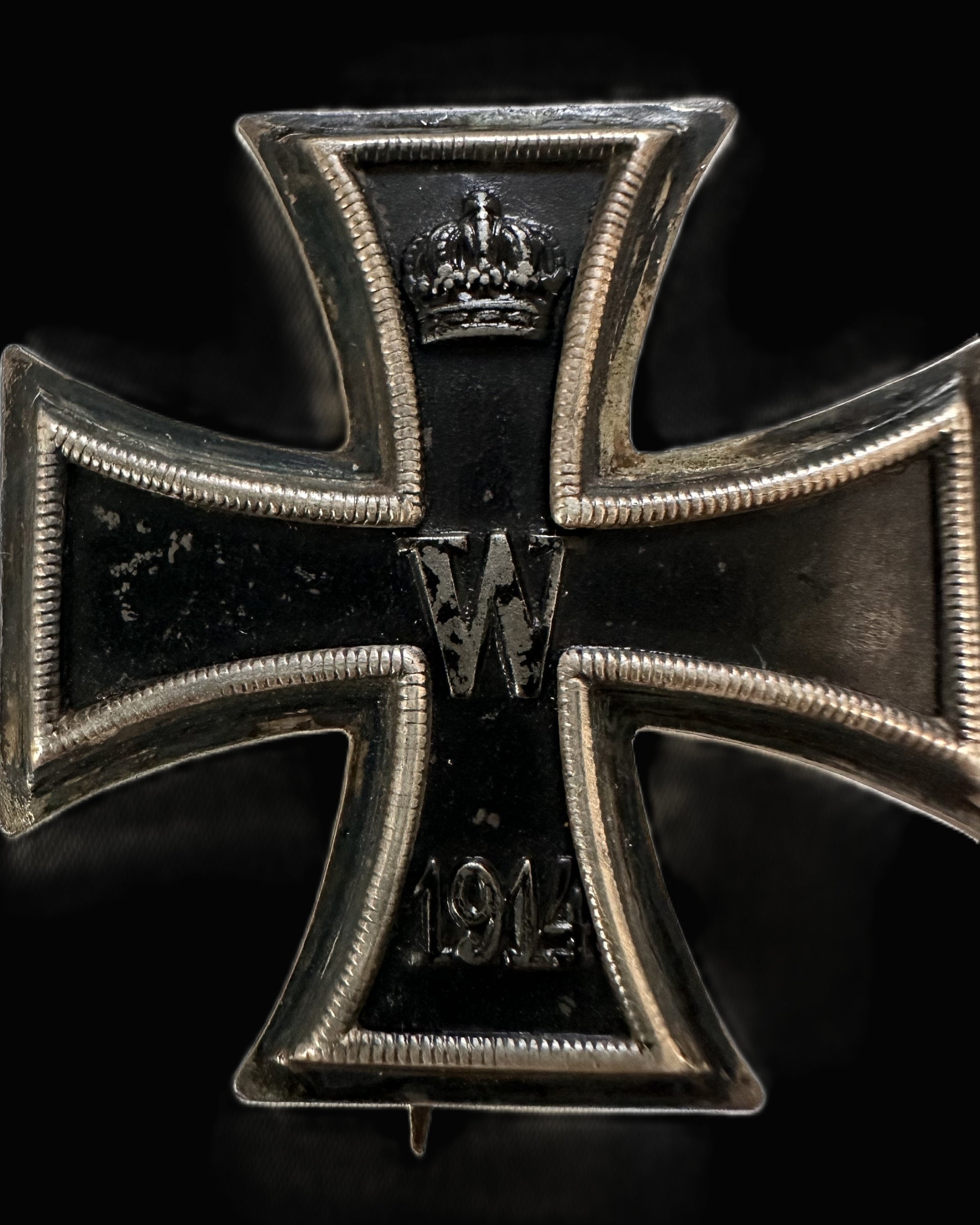 Imperial German Iron Cross 1st Class 1914, Field-Engraved Reverse