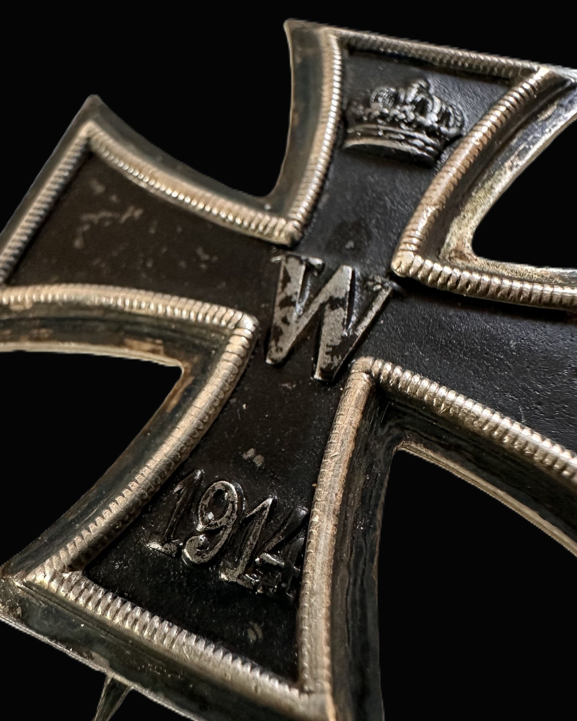 Imperial German Iron Cross 1st Class 1914, Field-Engraved Reverse