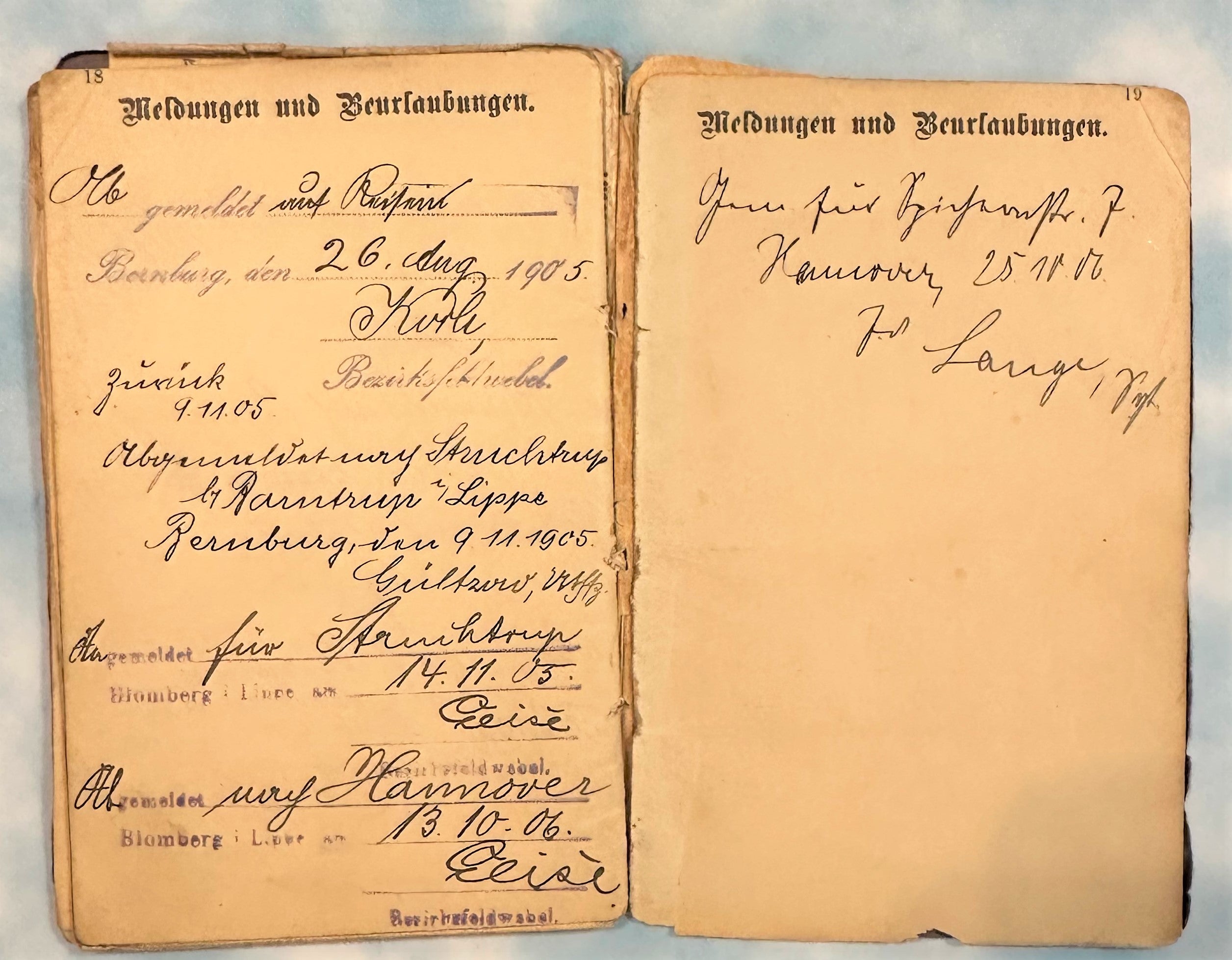 MILITÄRPAß - Unterofficer Heefehen from Halberstadt, Prussia (1895) - Derrittmeister Militaria Group