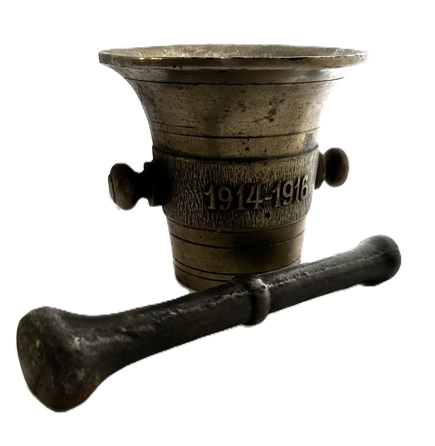 German Brass Mortar and Pestle (1914-1916)