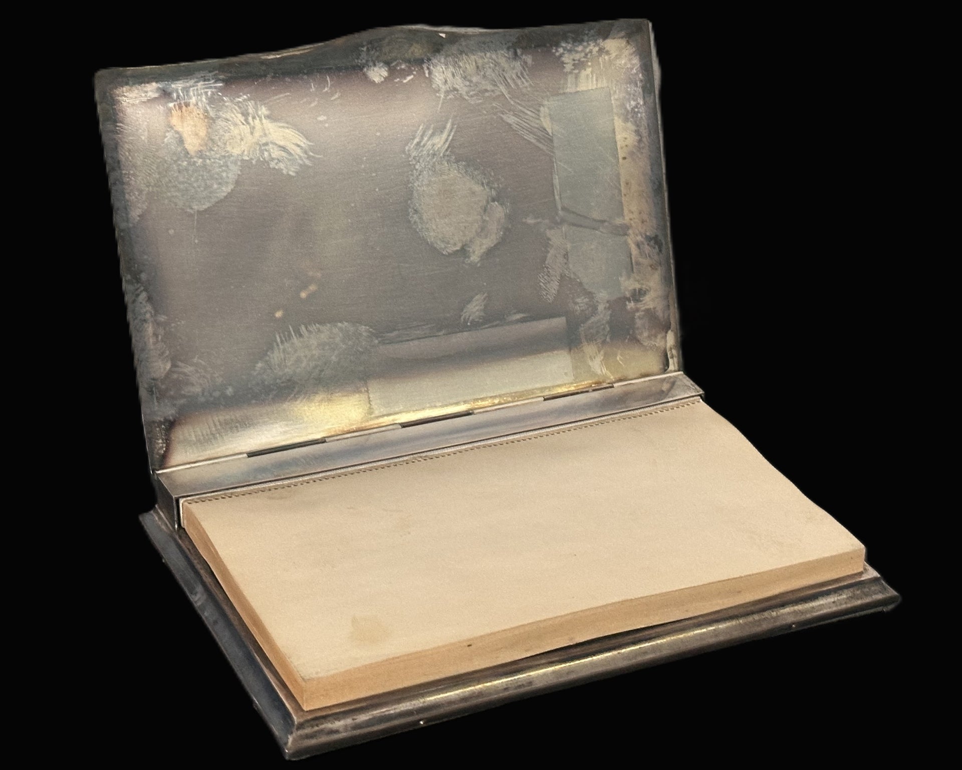 Bavarian 7th Chevauleger Regiment Silver Presentation Notebook – 70th Birthday Tribute to Prince Alfons of Bavaria