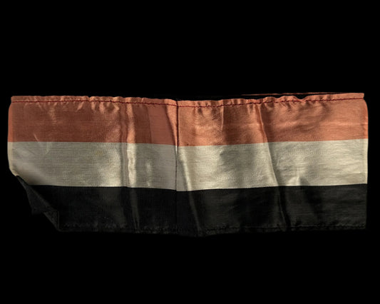 Imperial German Black-White-Red Silk Armband – WWI Patriotic Wear