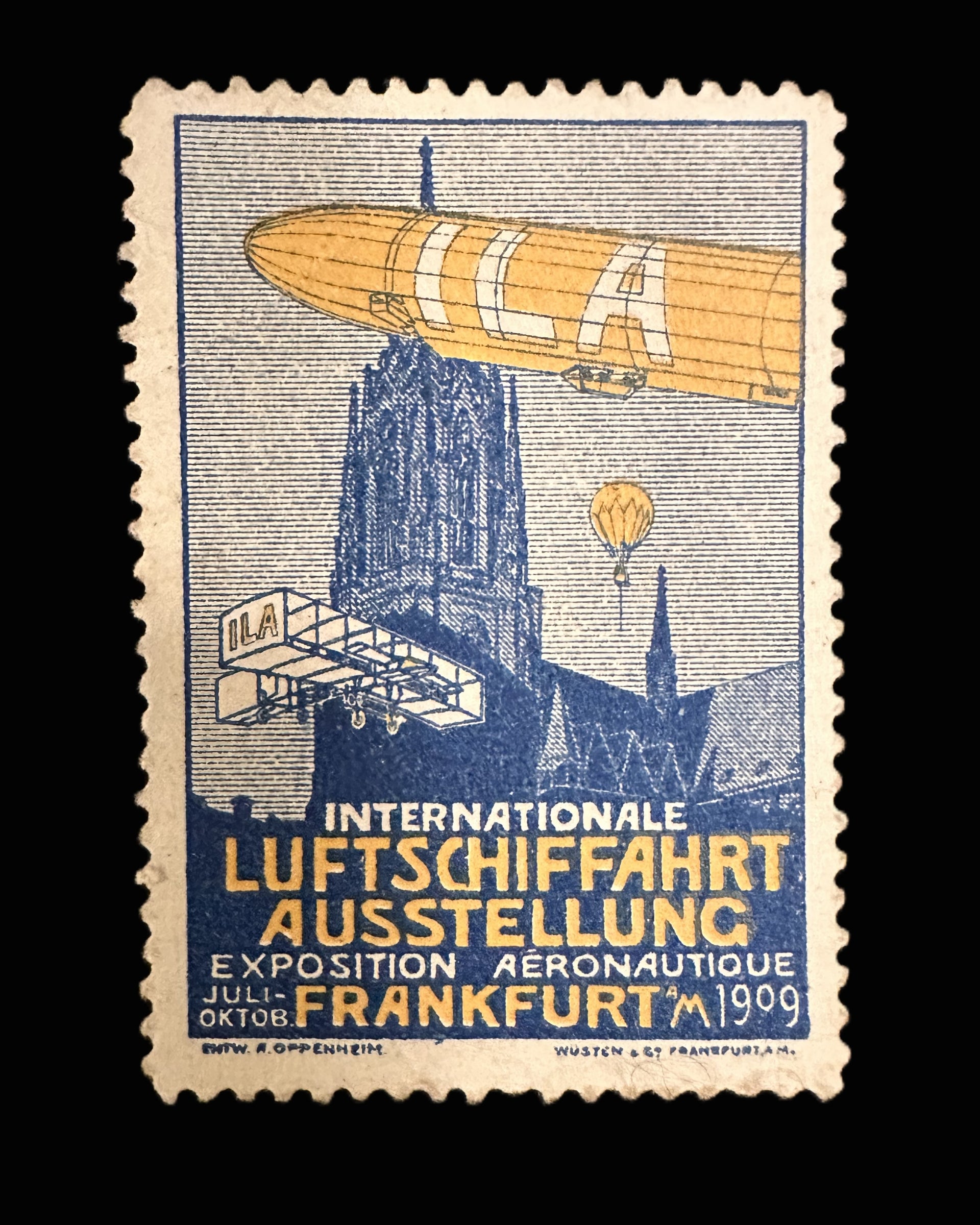 1909 Internationale Luftschiffahrt Ausstellung Stamp