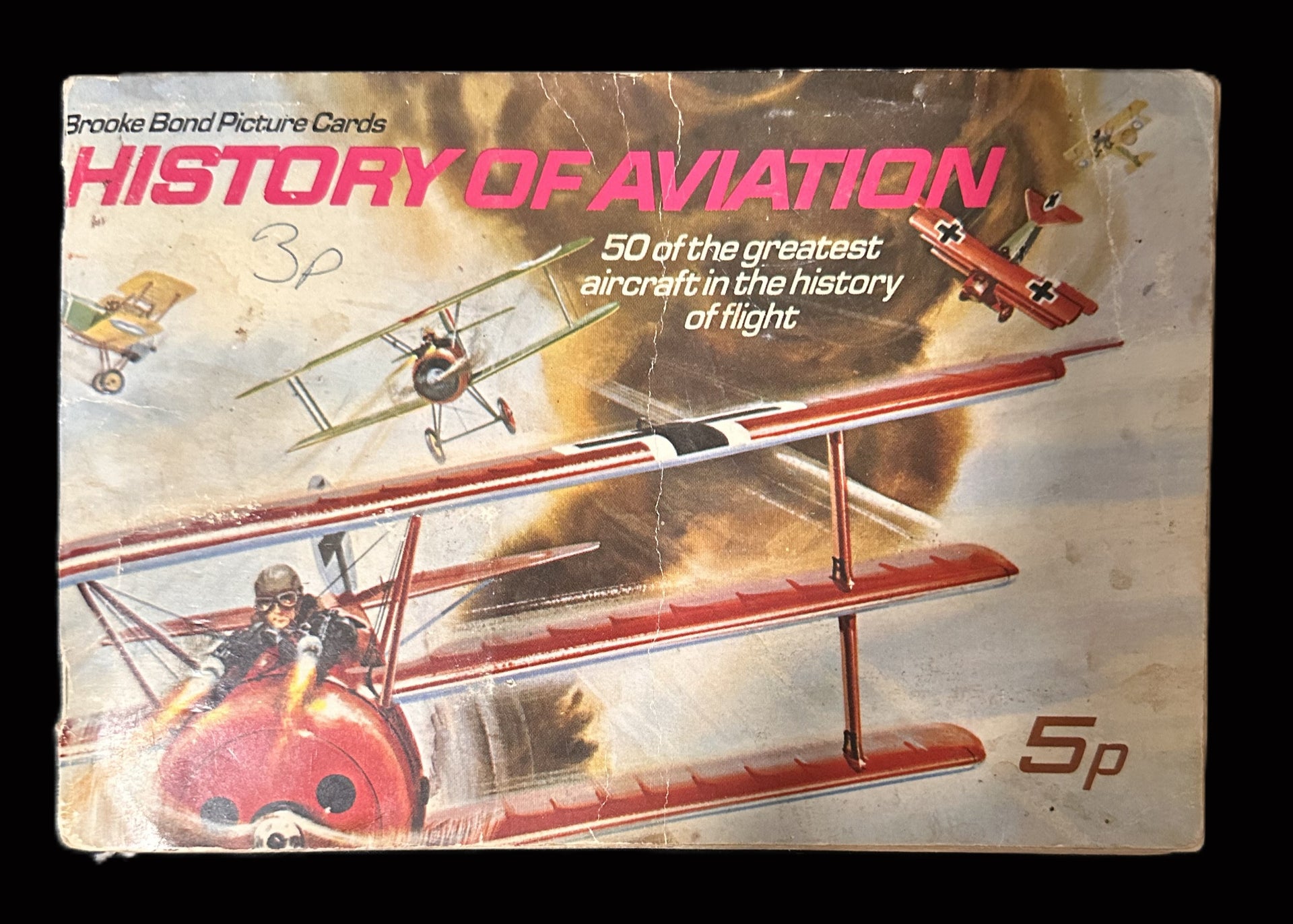 History of Aviation – Brooke Bond Picture Cards Booklet (c. 1970s) 50 of the Greatest Aircraft in the History of Flight