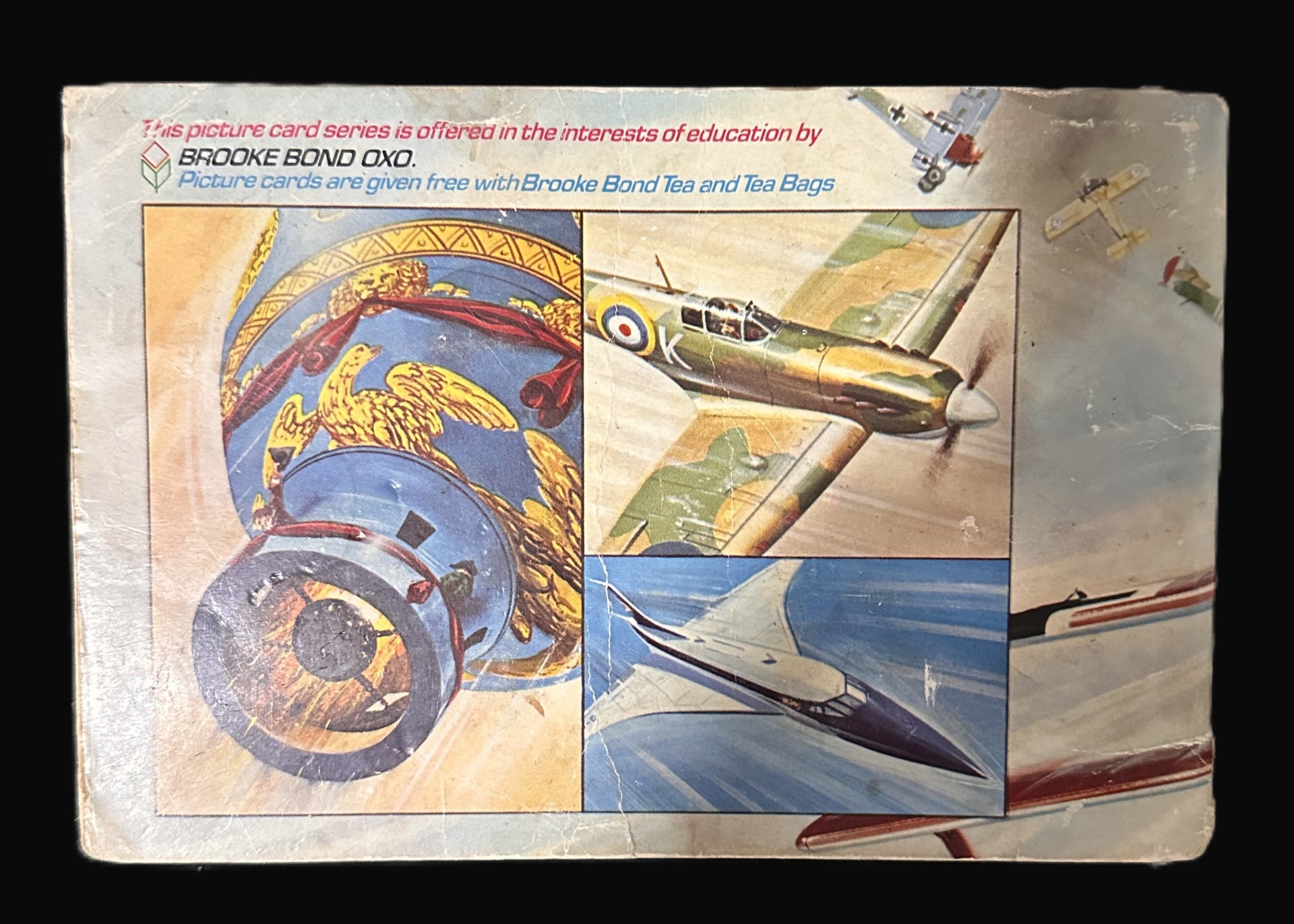 History of Aviation – Brooke Bond Picture Cards Booklet (c. 1970s) 50 of the Greatest Aircraft in the History of Flight