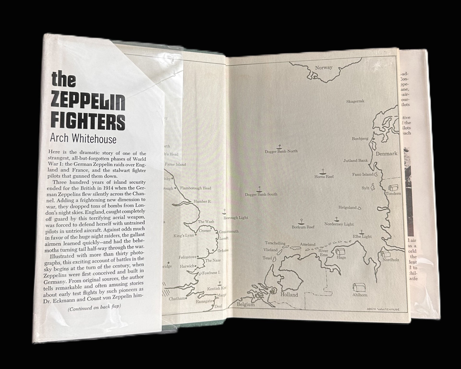 The Zeppelin Fighters by Arch Whitehouse – 1960 Doubleday First Edition with Dust Jacket