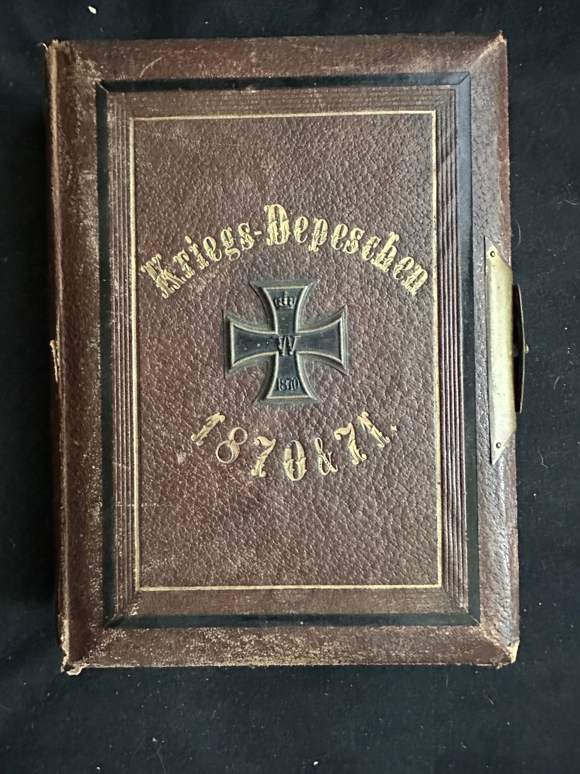 Franco-Prussian War 1870–71 Prussian Despatch Case With Campaign Cards