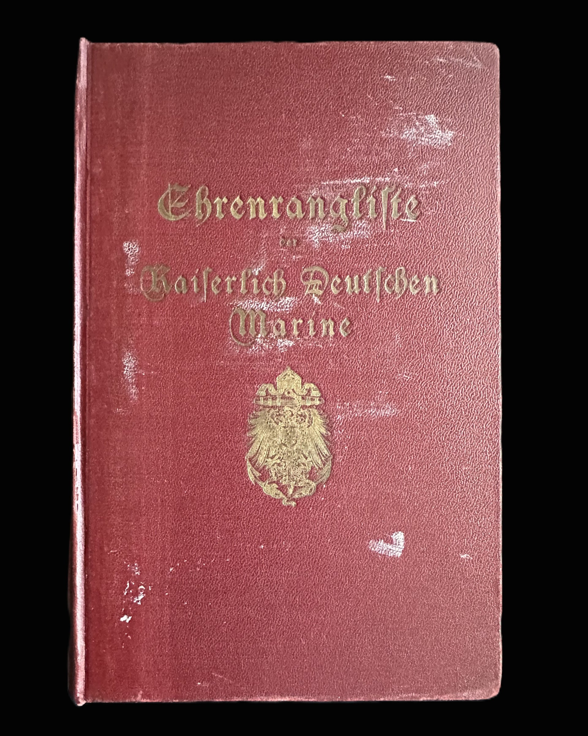 Ehrenrangliste der Kaiserlich Deutschen Marine 1914–1918, Berlin 1930