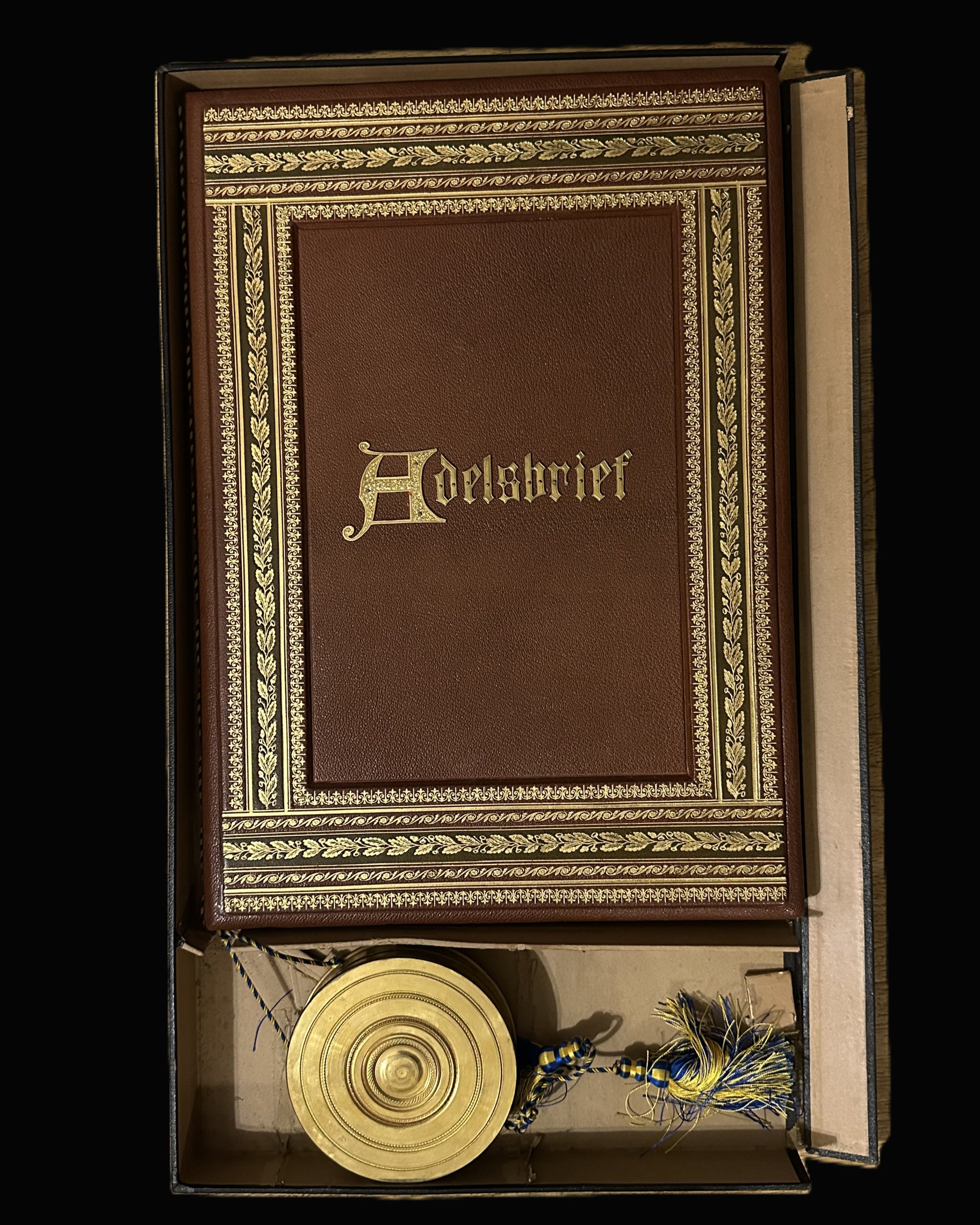 1898 Braunschweig Adelsbrief for State Minister Dr. jur. Otto