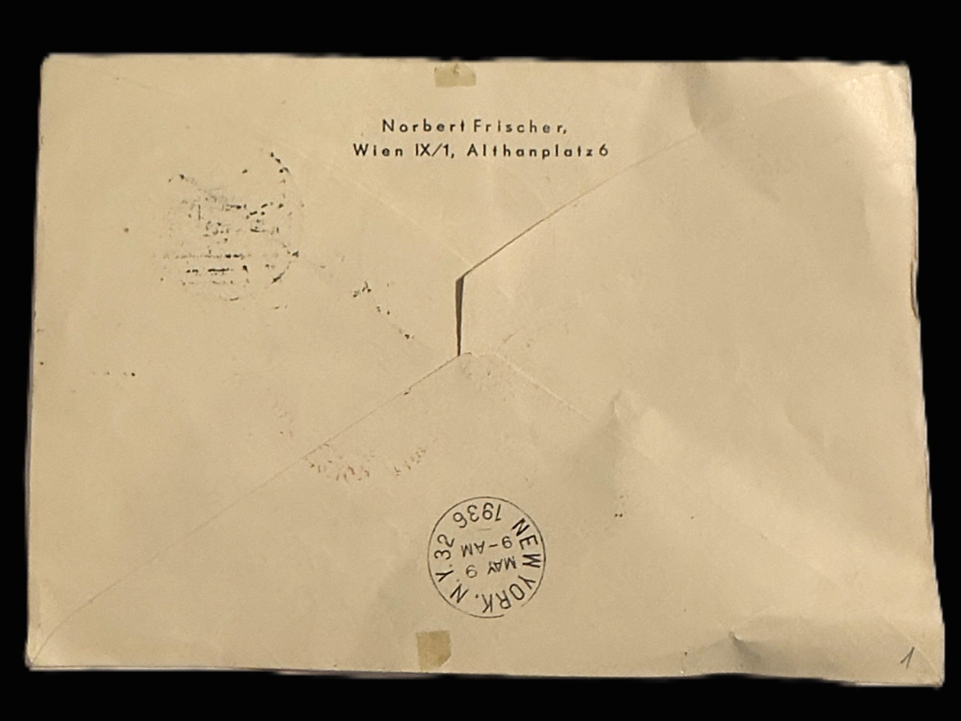 Imperial German Successor Hindenburg LZ 129 First Flight Cover 1936 to New York