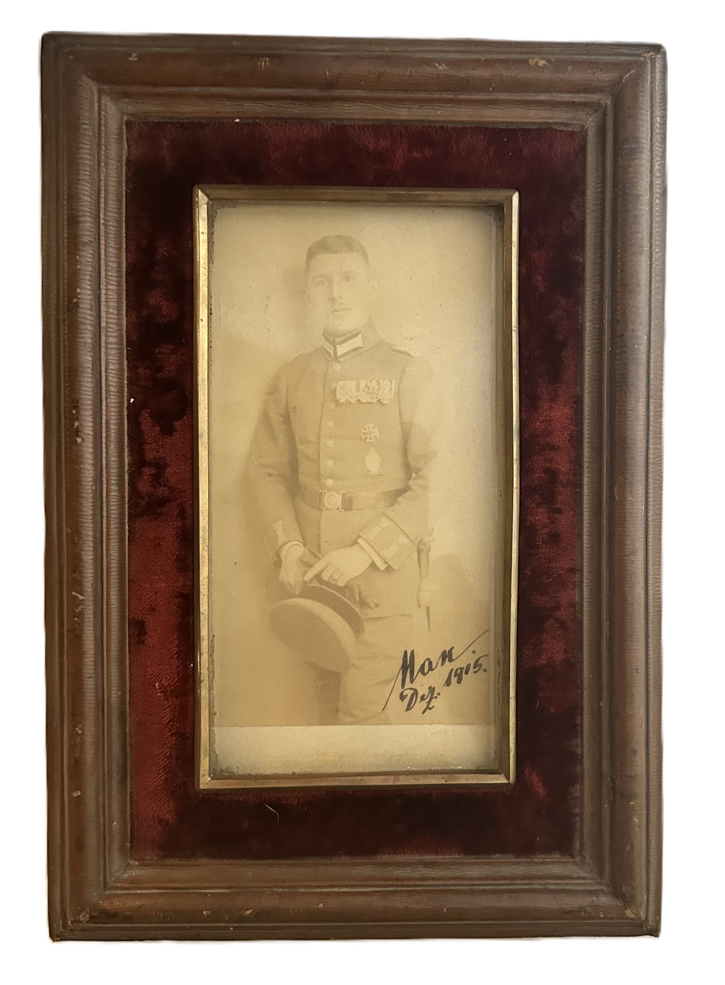 Autographed Photograph of Max Immelmann, December 1915