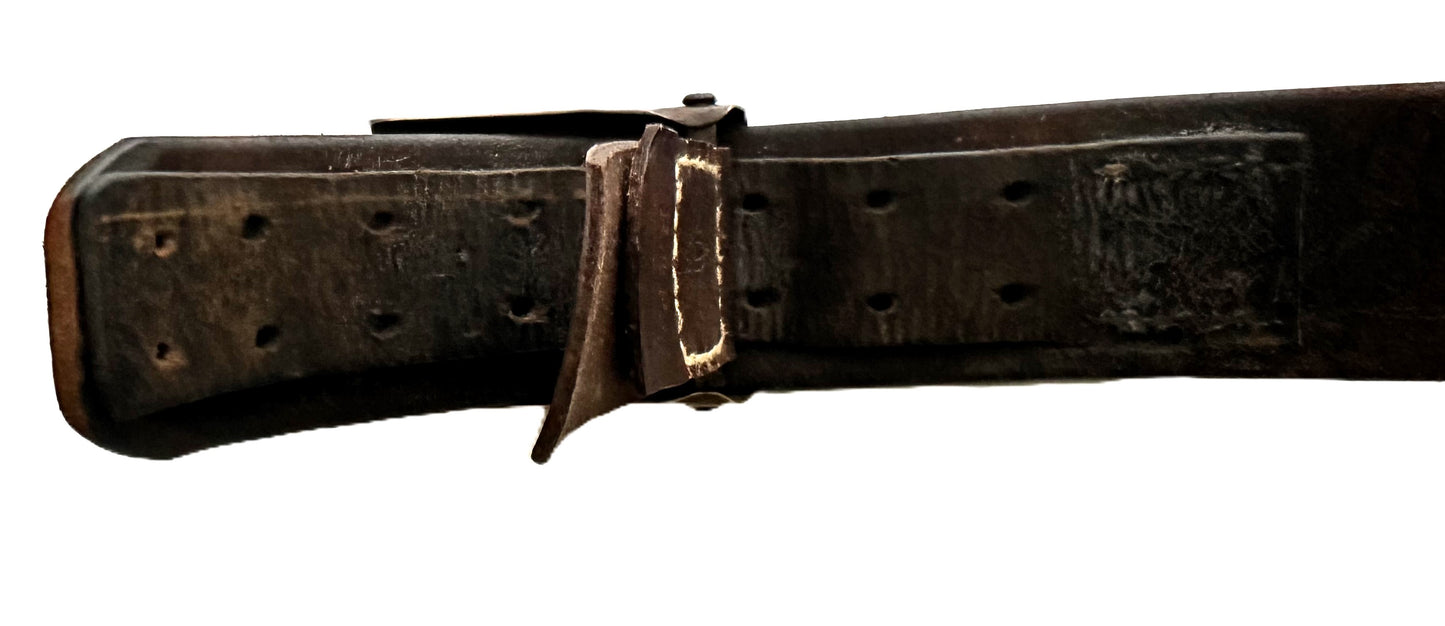 German Military Belt with "GOTT MIT UNS" Buckle