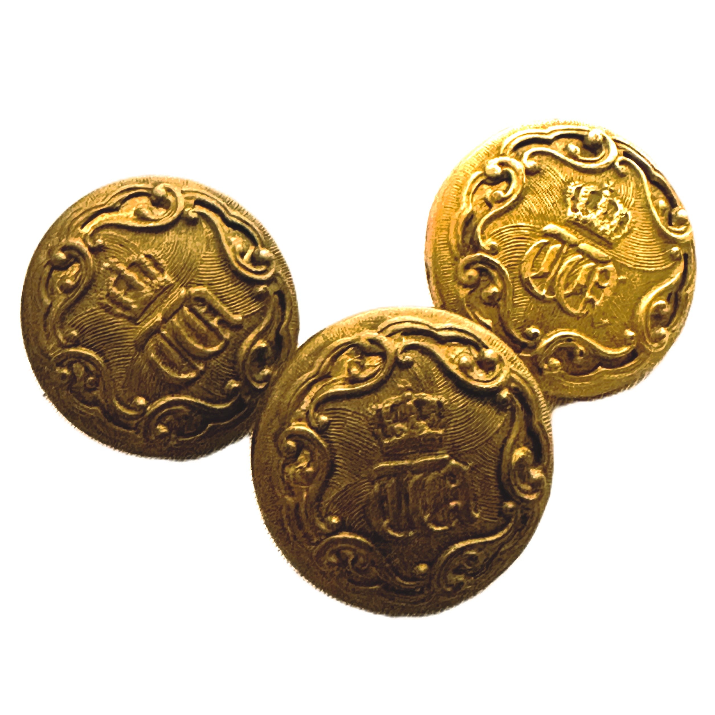 Set of Three Imperial German Military Uniform Buttons