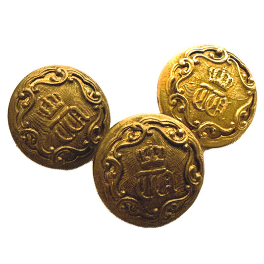 Set of Three Imperial German Military Uniform Buttons