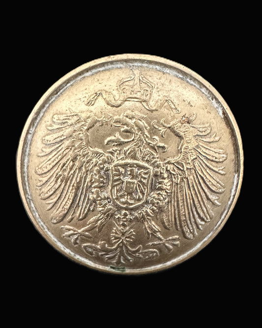 Imperial German Uniform Button – MOHR & SPEYER, BERLIN